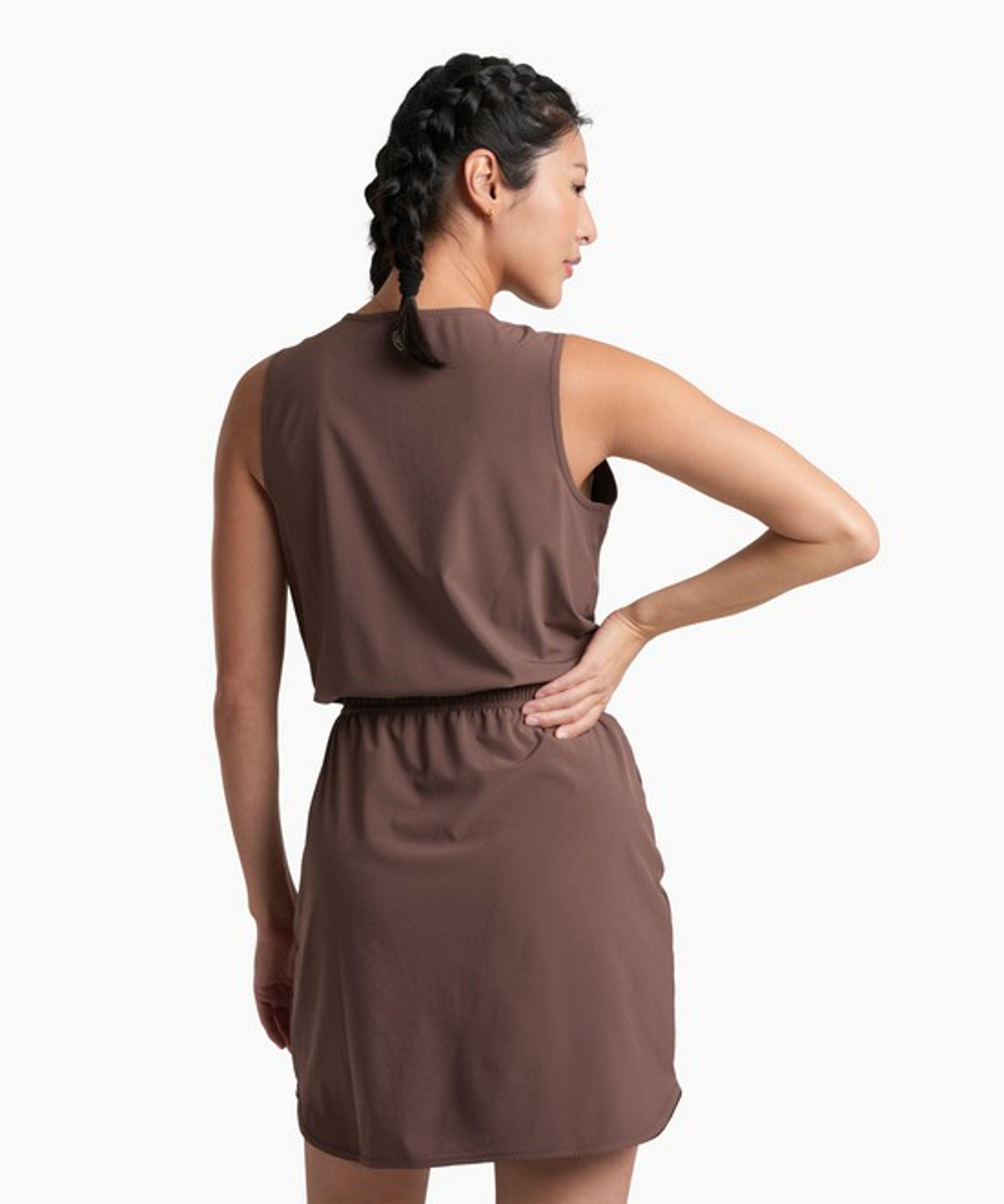 KUHL Vantage Dress Coffee Back