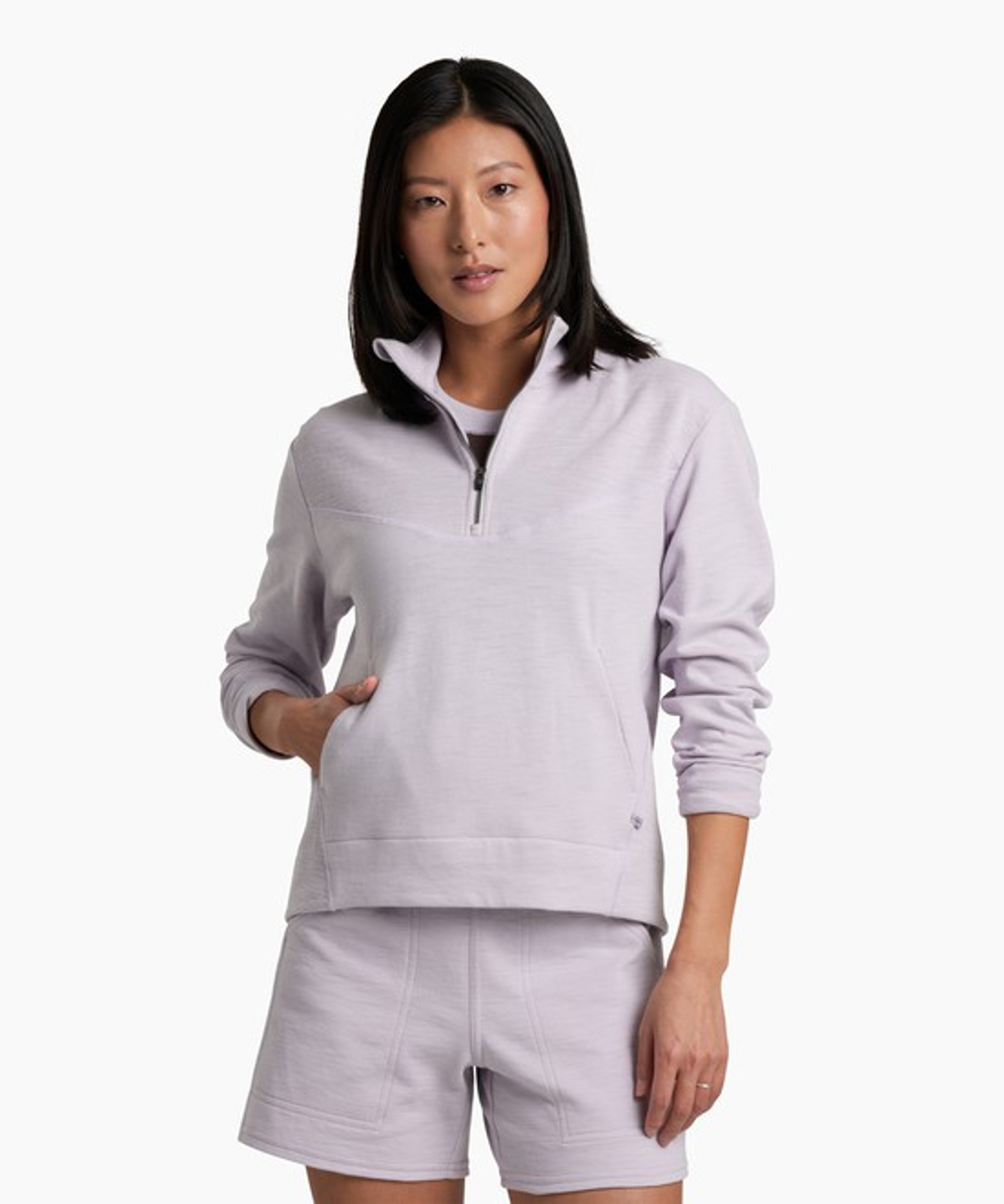 KUHL Lola 1/2 Zip Lilac Front