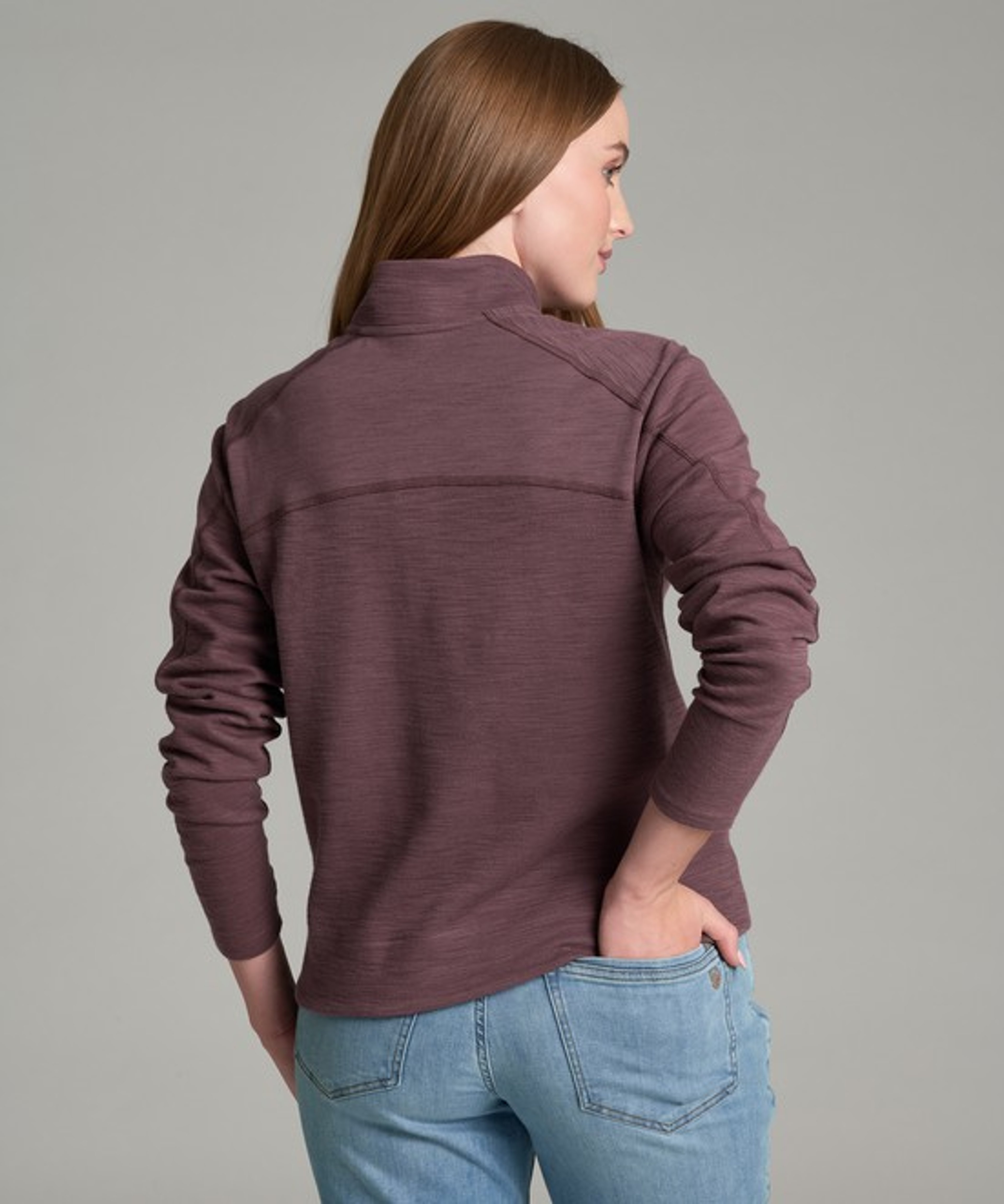 KUHL Lola 1/2 Zip Mulberry Back