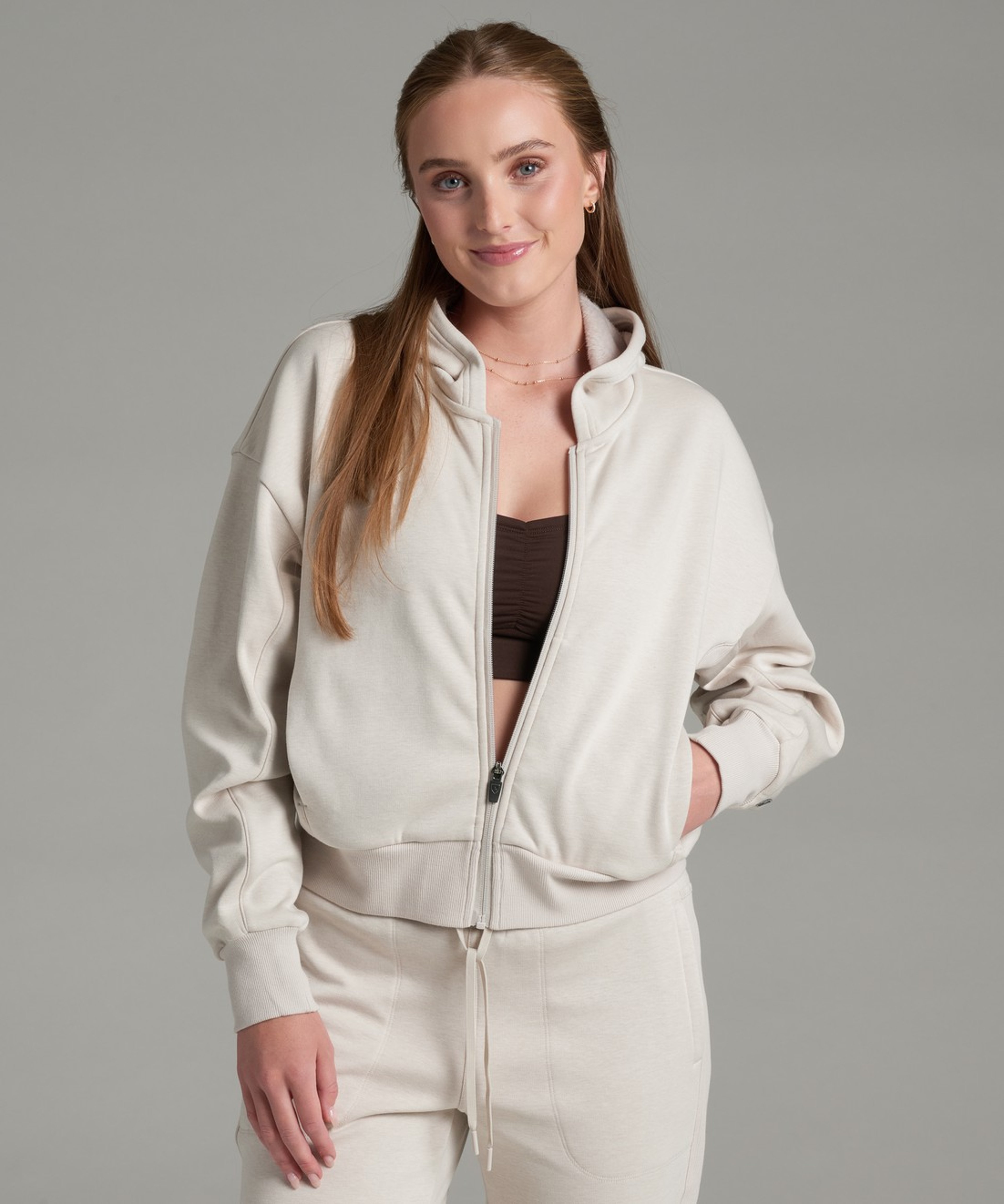 KUHL Kozy FZ Hoody Natural Front