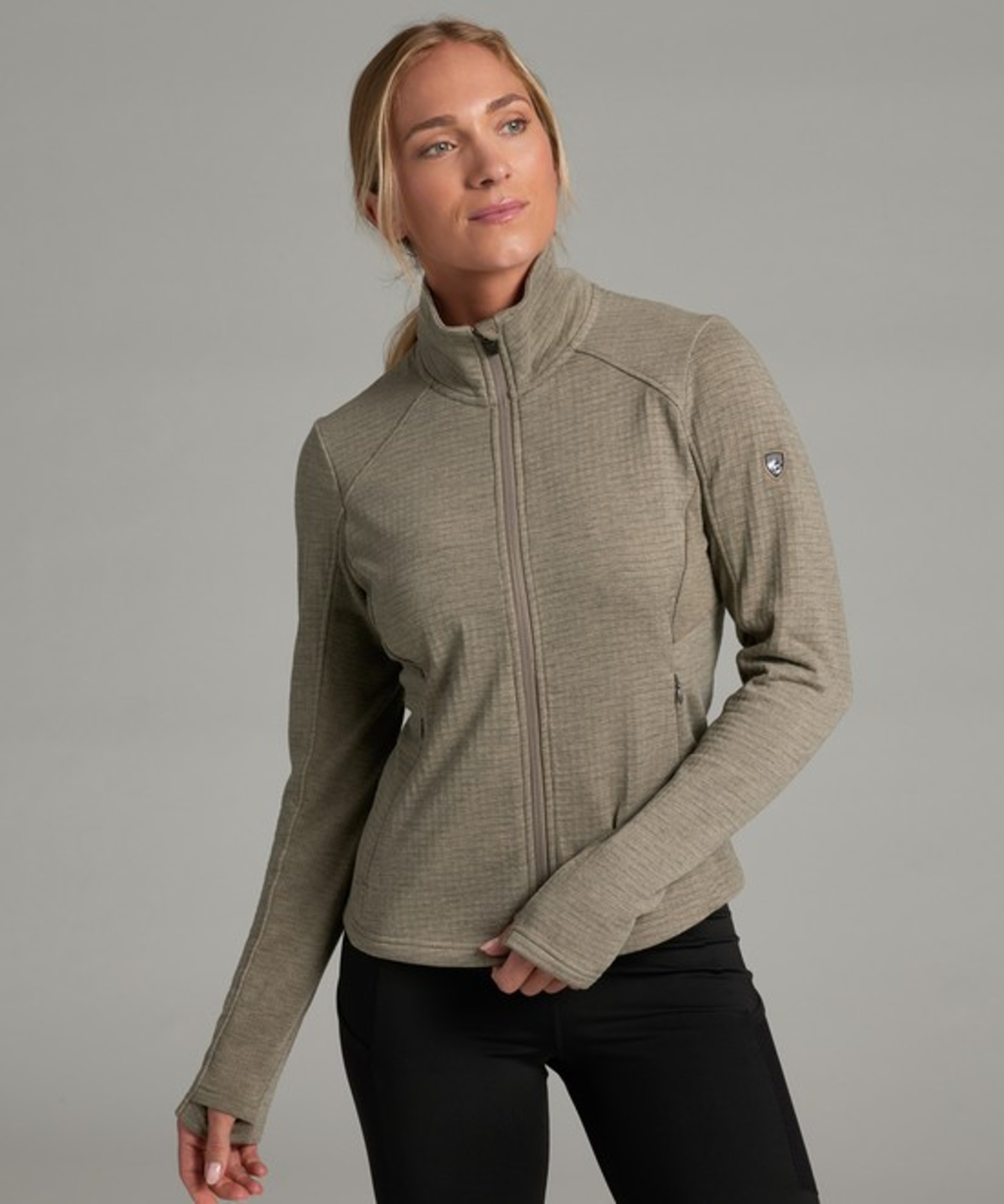 KUHL W's Reactiv Grid FZ Brindle Front