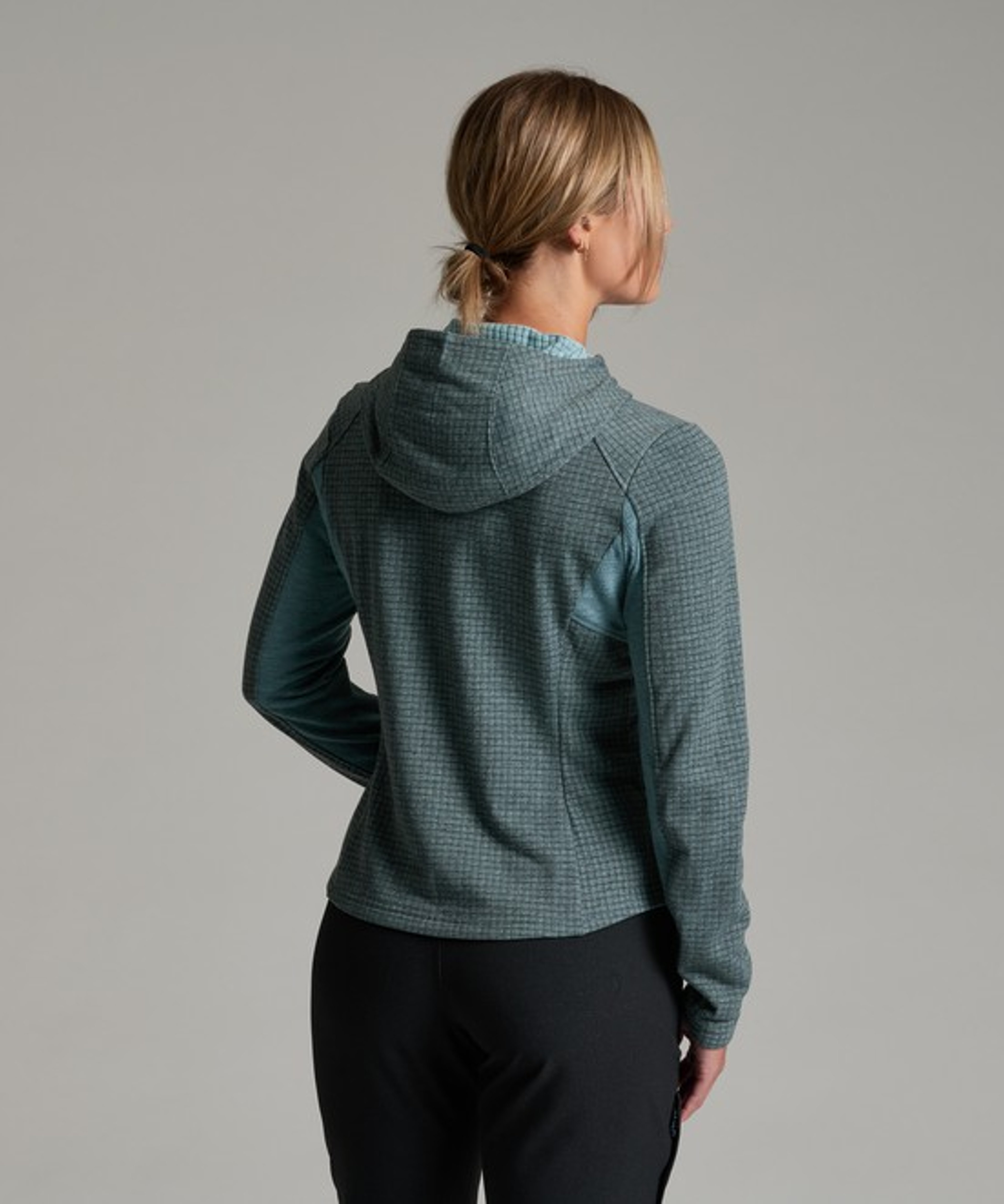 KUHL W's Reactiv Grid FZ Hoody Mineral Blue  Back