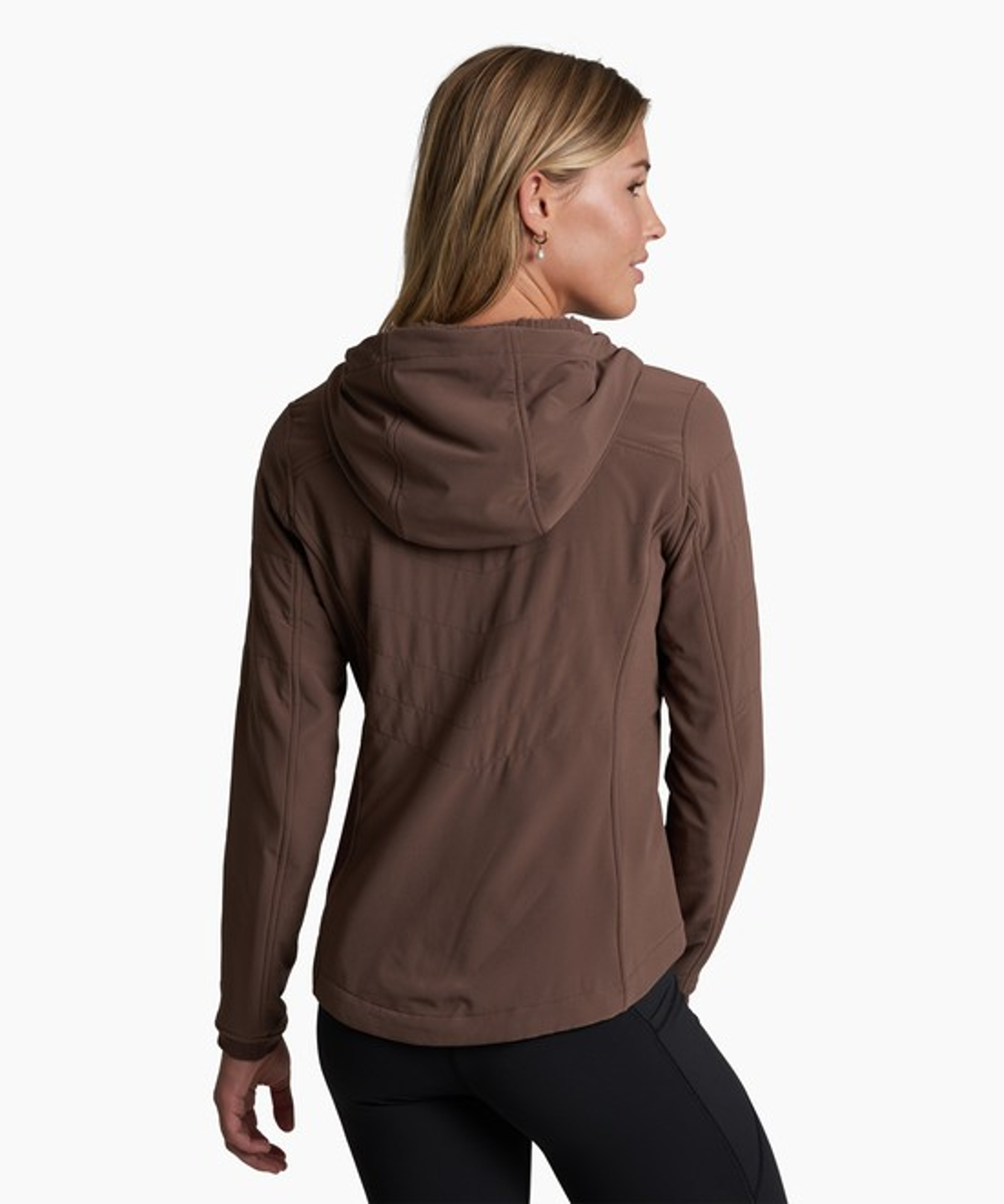 KUHL W's Aero Fleece Hoody Coffee Back