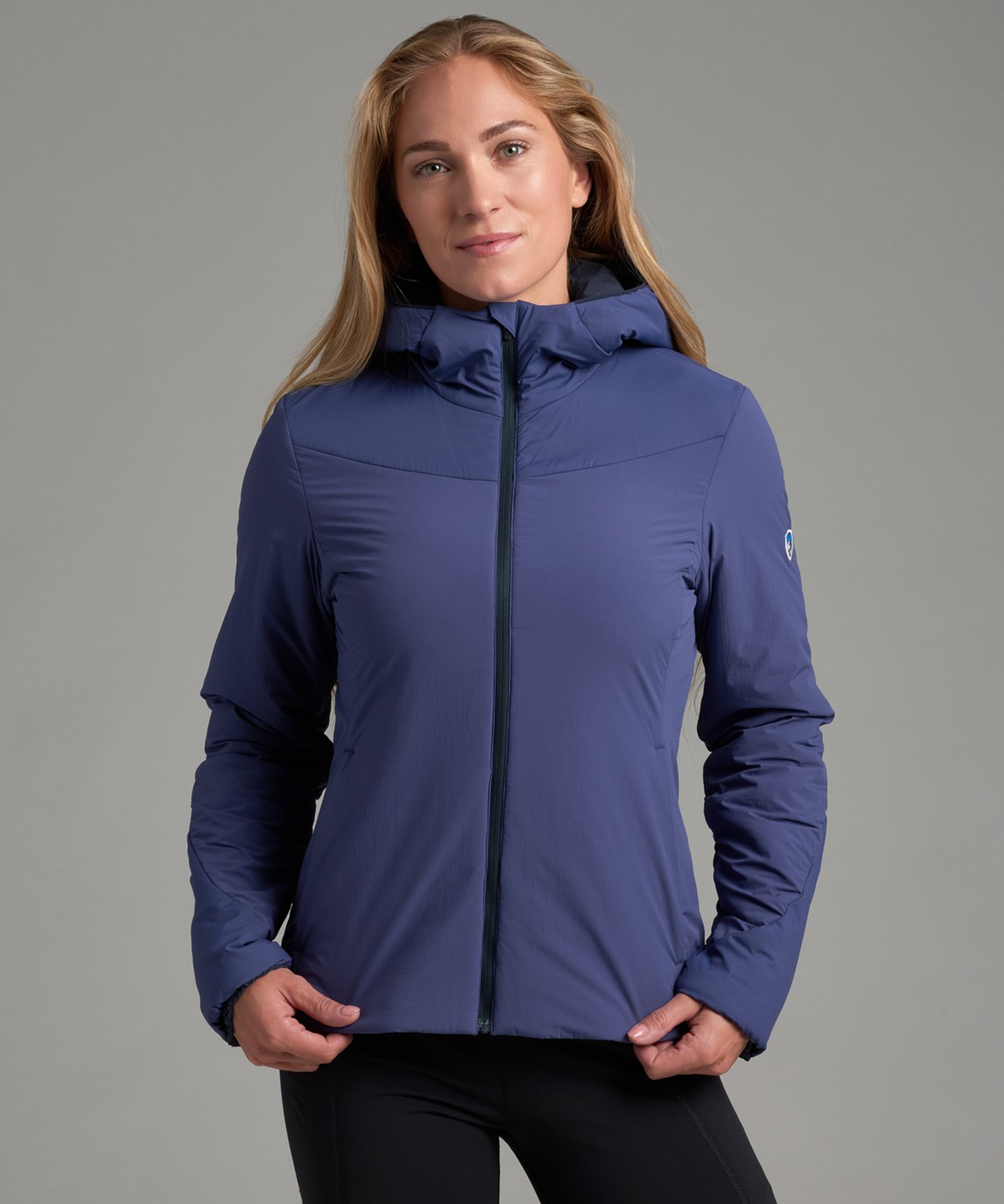 KUHL W's AeroLight Hoody Deep Periwinkle Front