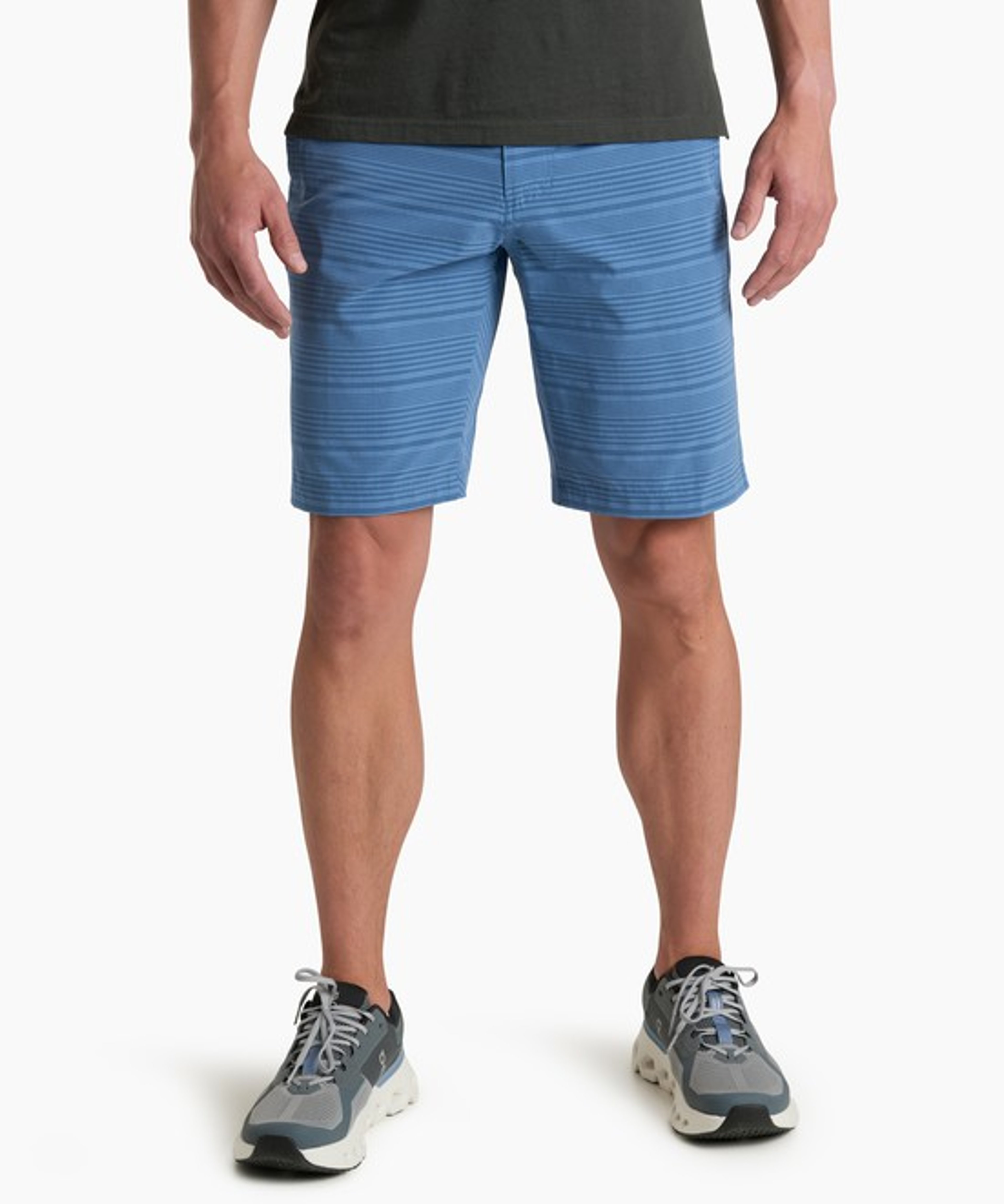 KUHL Upriser Short River Blue Stripe Front