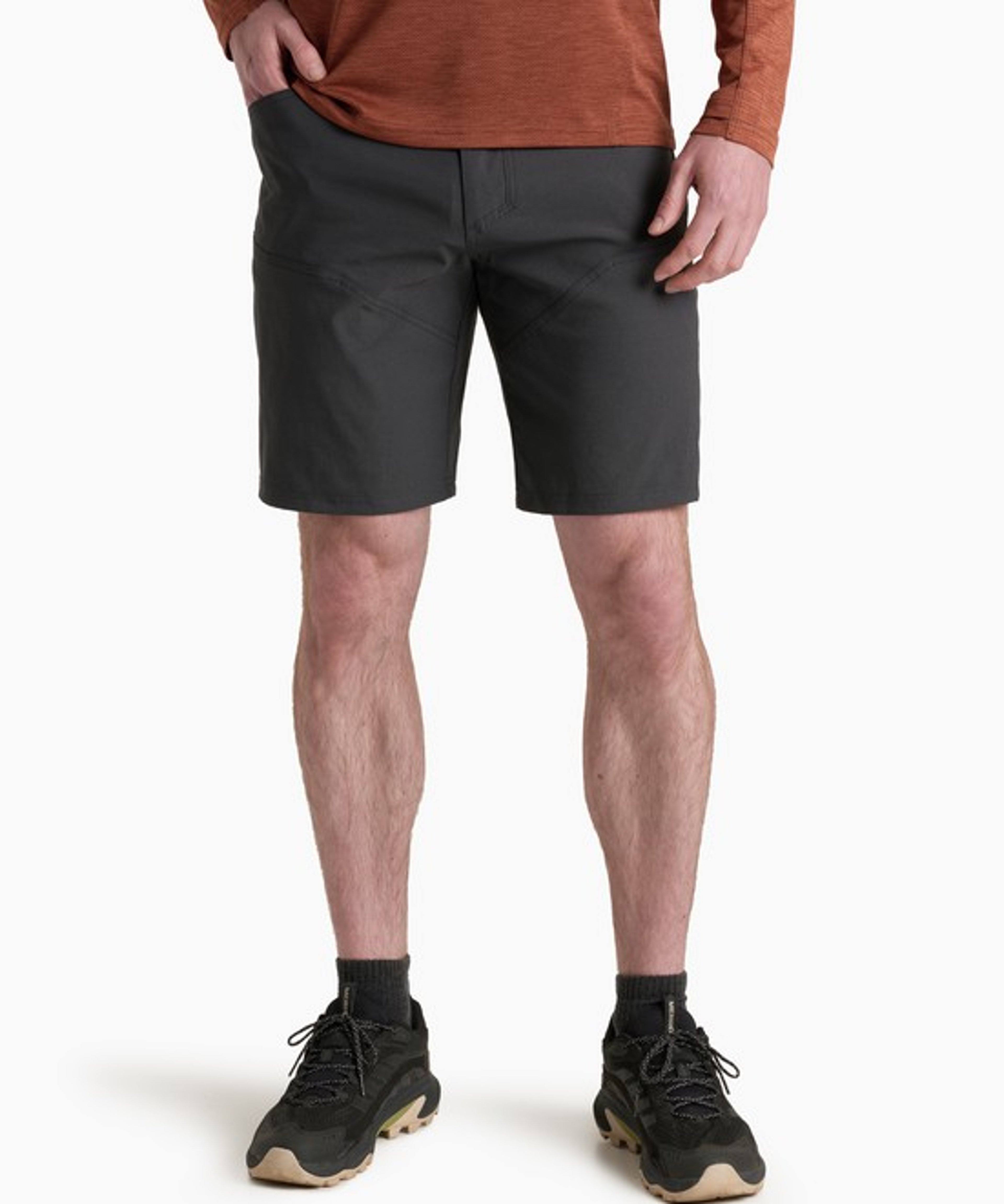 KUHL Renegade Rock Short Charcoal Grey Front