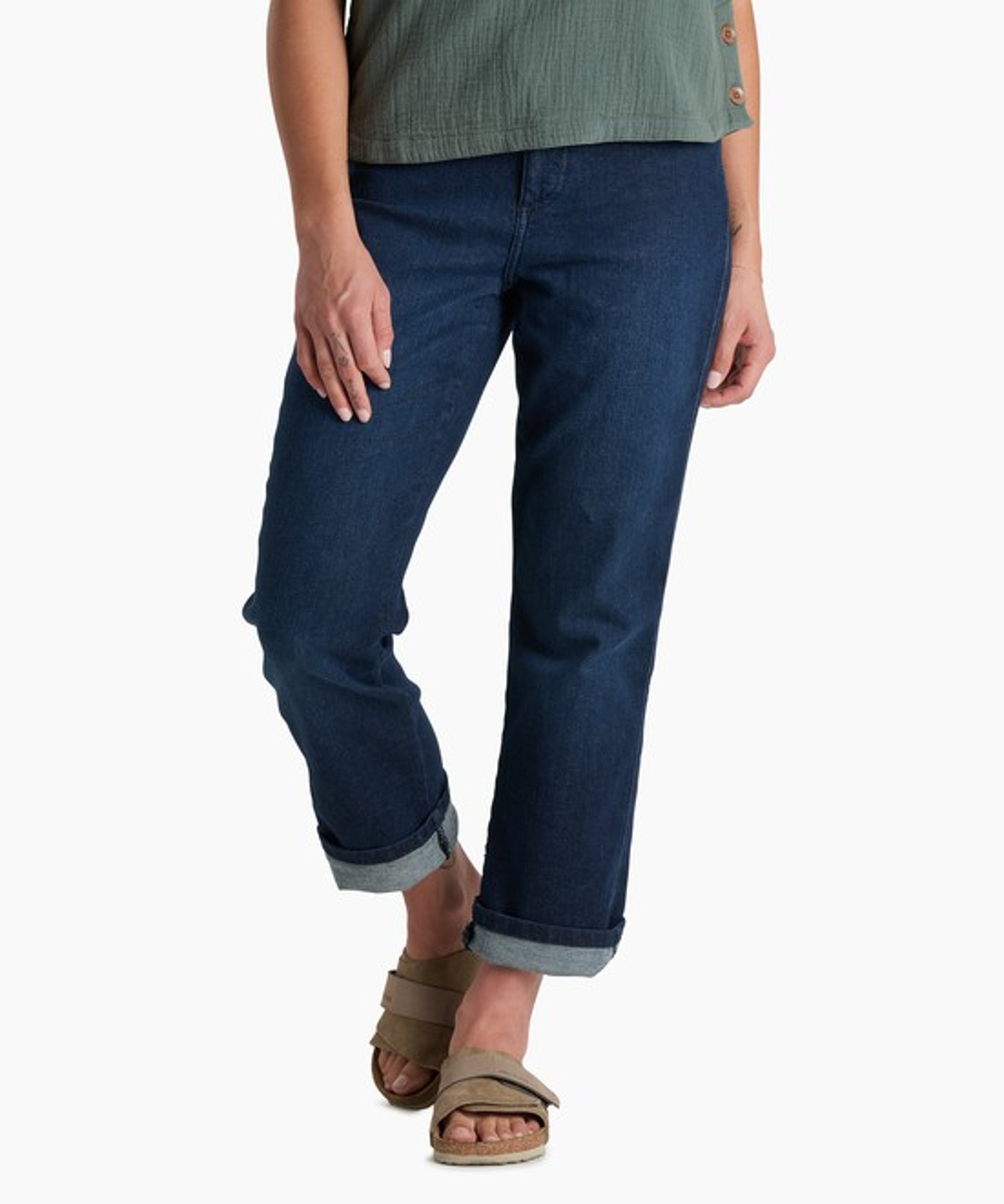 KUHL Kontour Boyfriend Denim Midnight Front