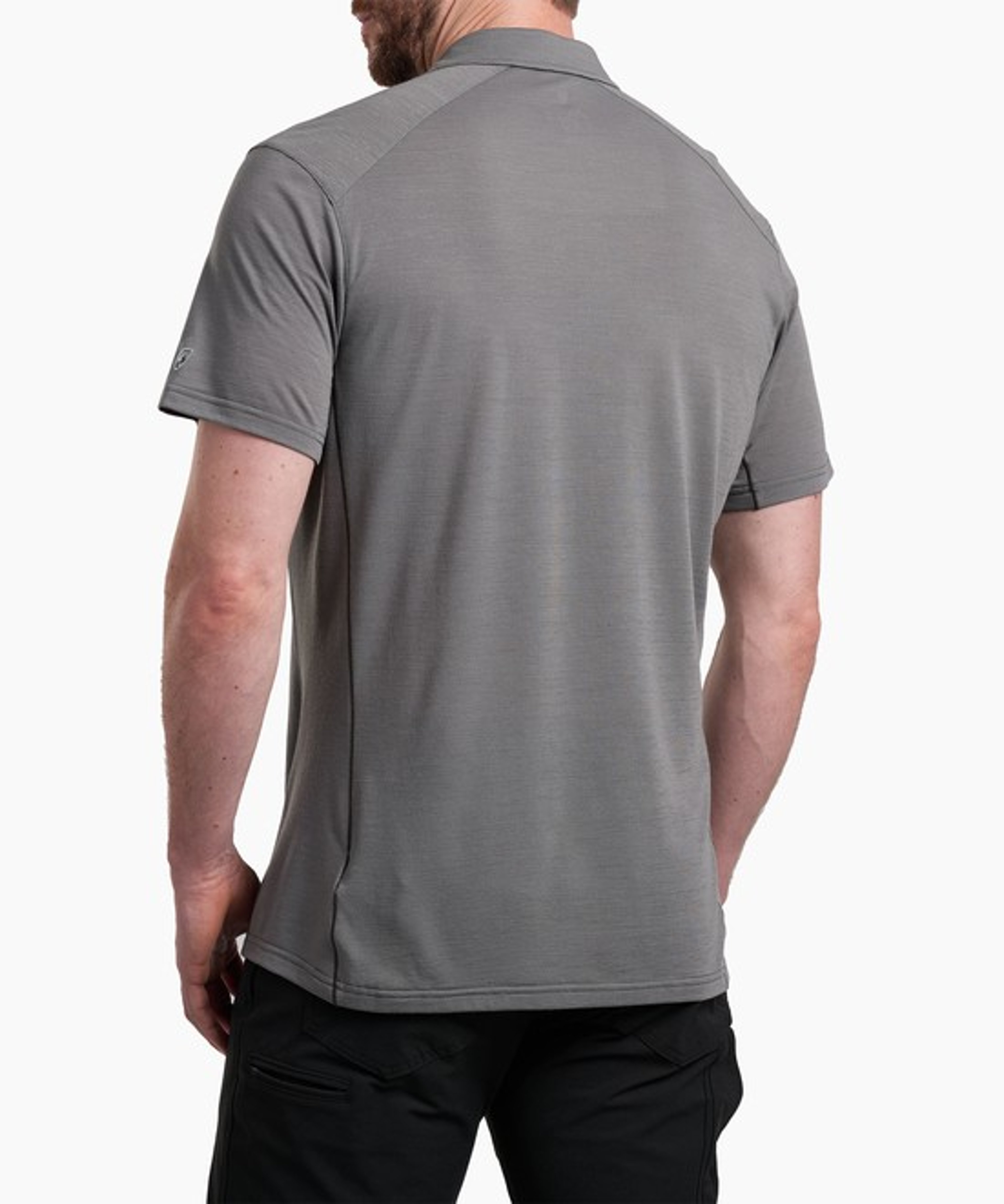 KUHL Valiant Polo Gun Metal Back