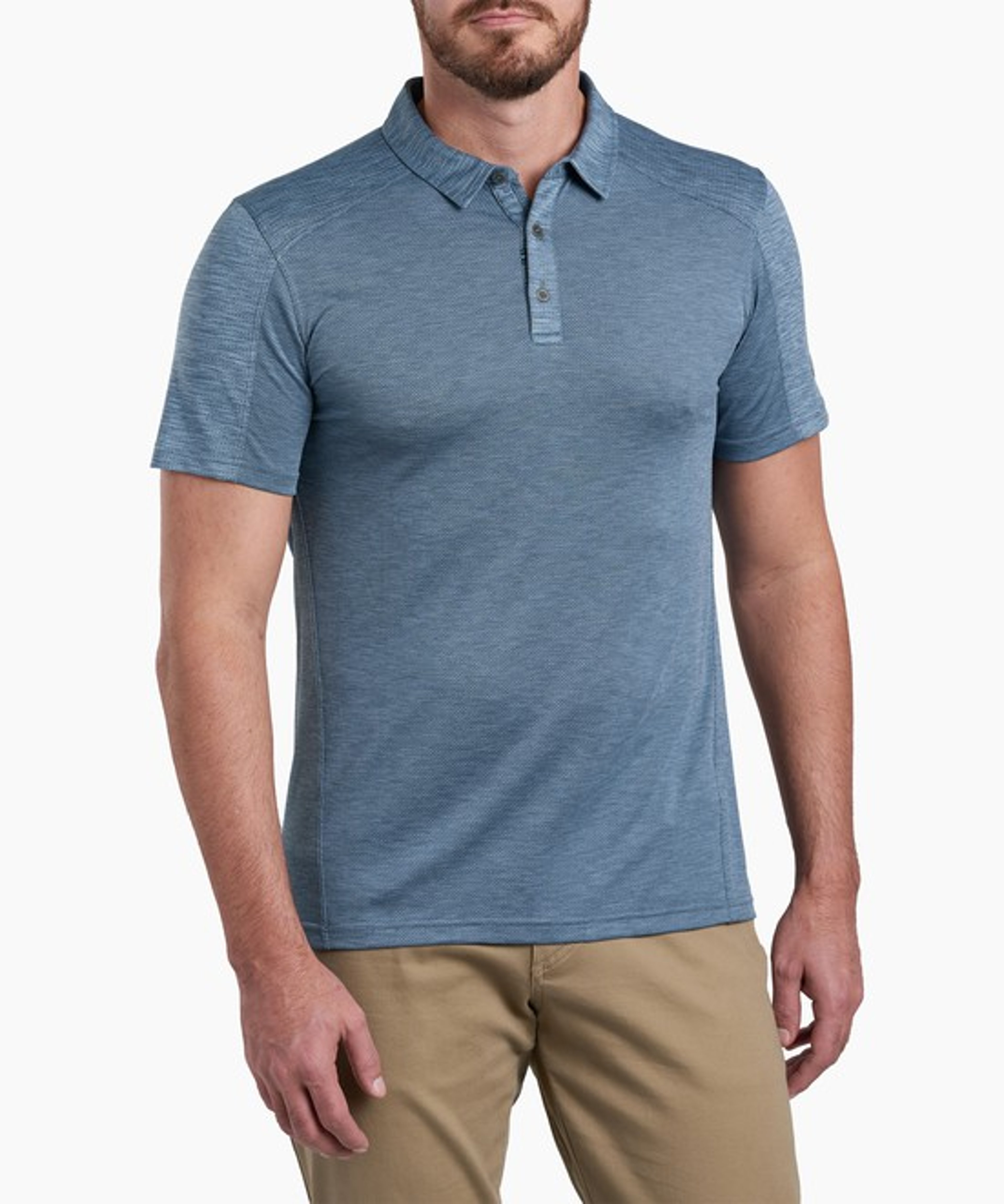 KUHL KUHL Engineered Polo Blue Cove Front