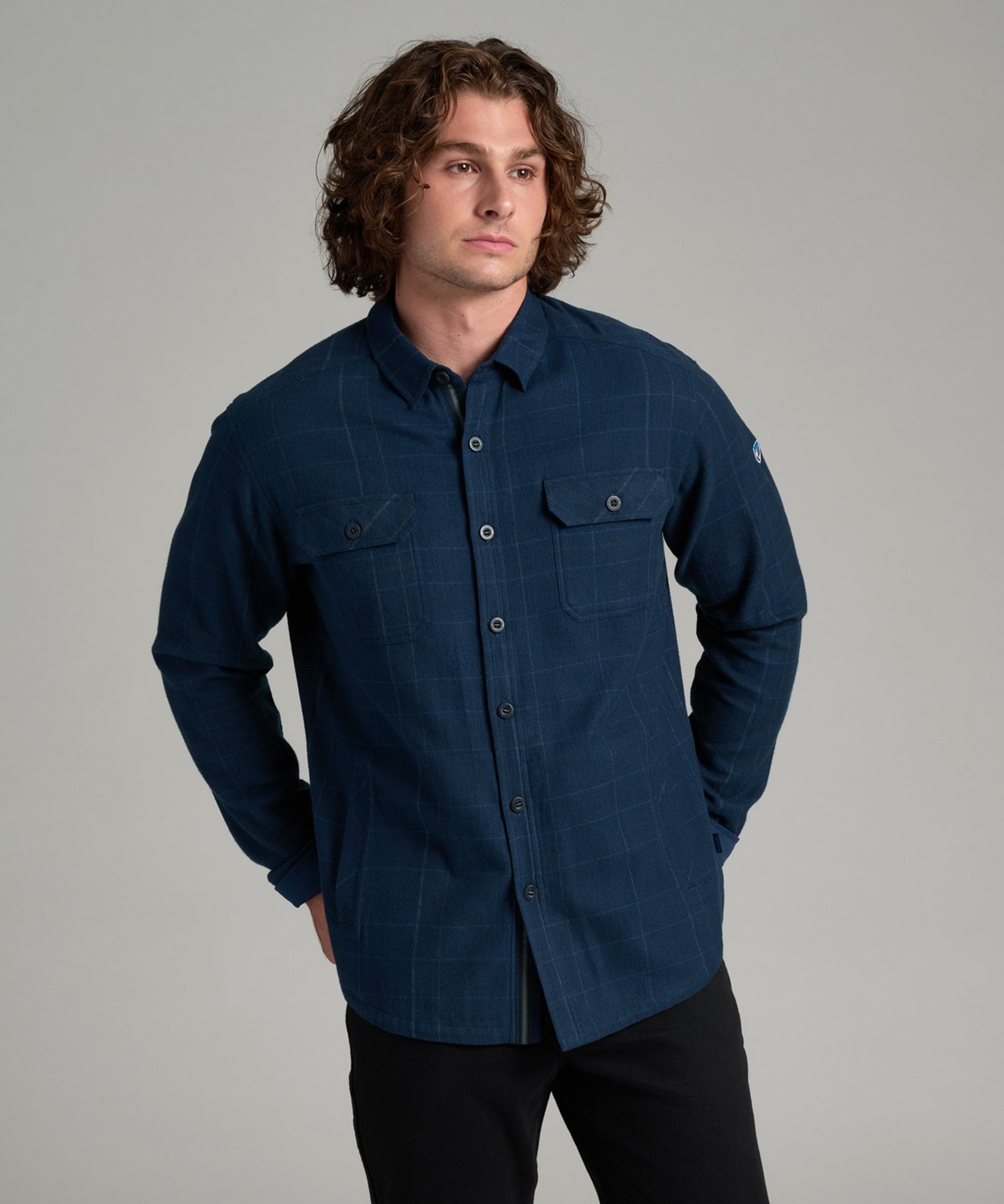 KUHL Deviatr Shirt-Jac Riot Blue  Front