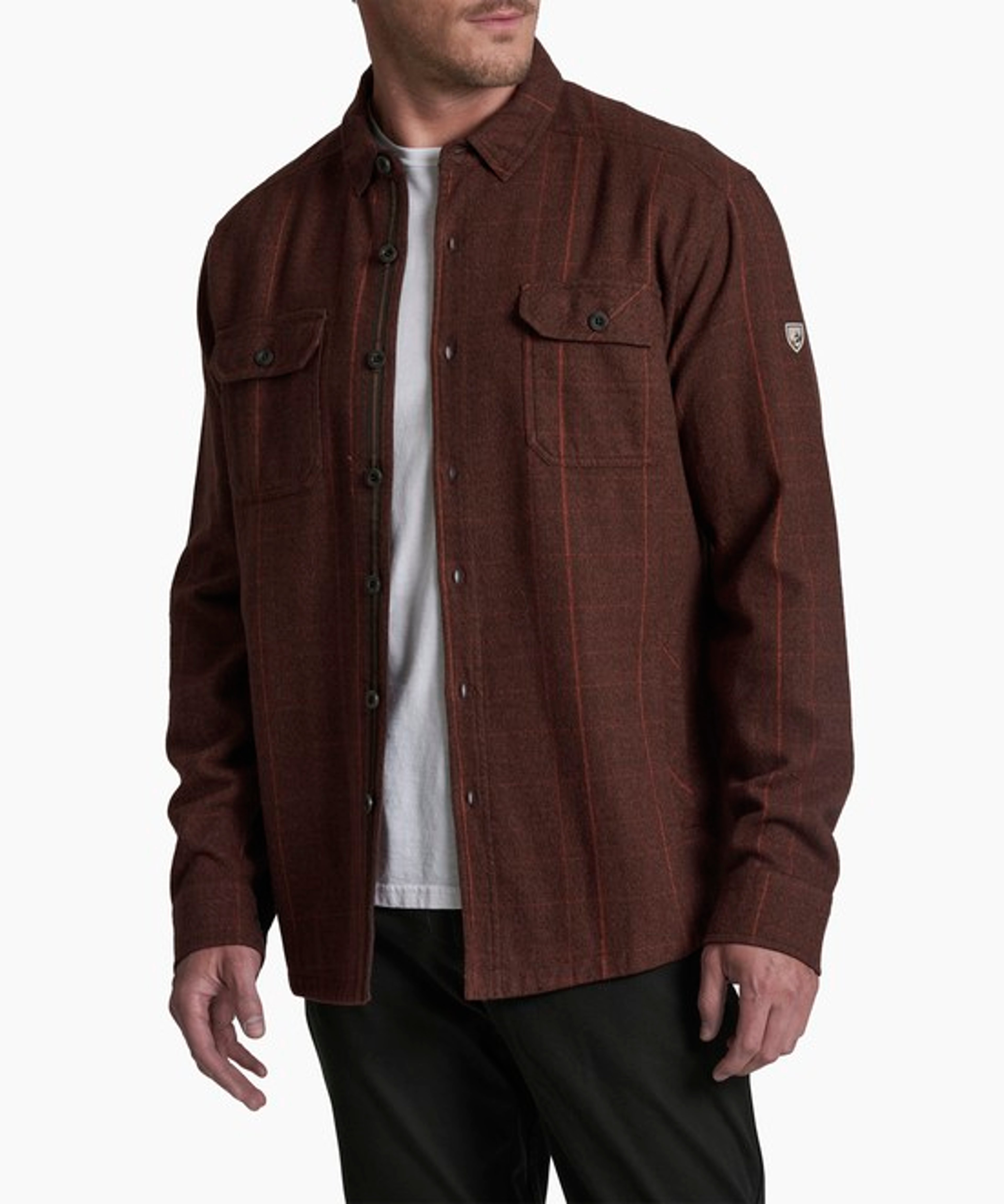 KUHL Deviatr Shirt-Jac Rustic Brick Front