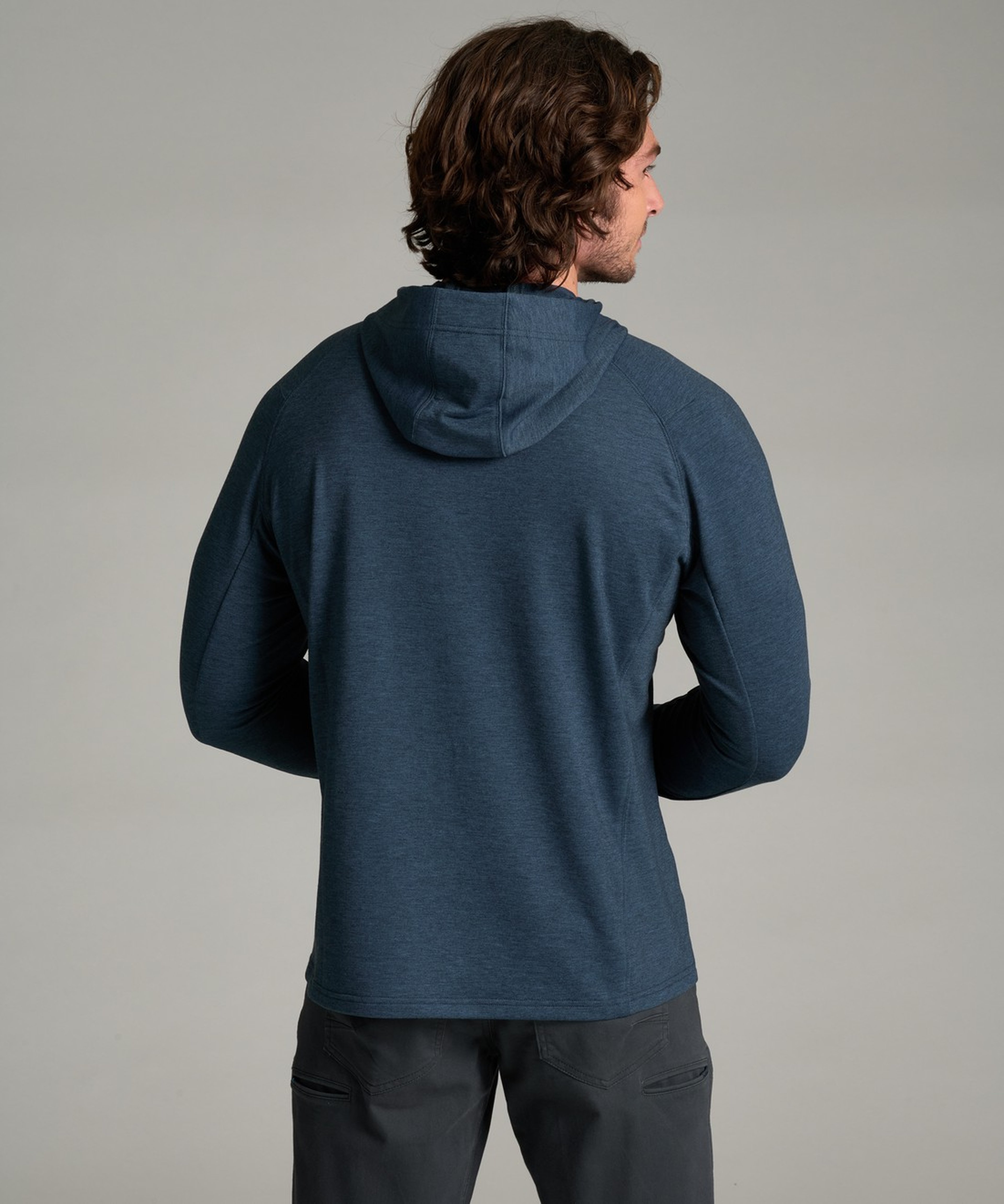 KUHL Influx Hoody Storm Blue Back