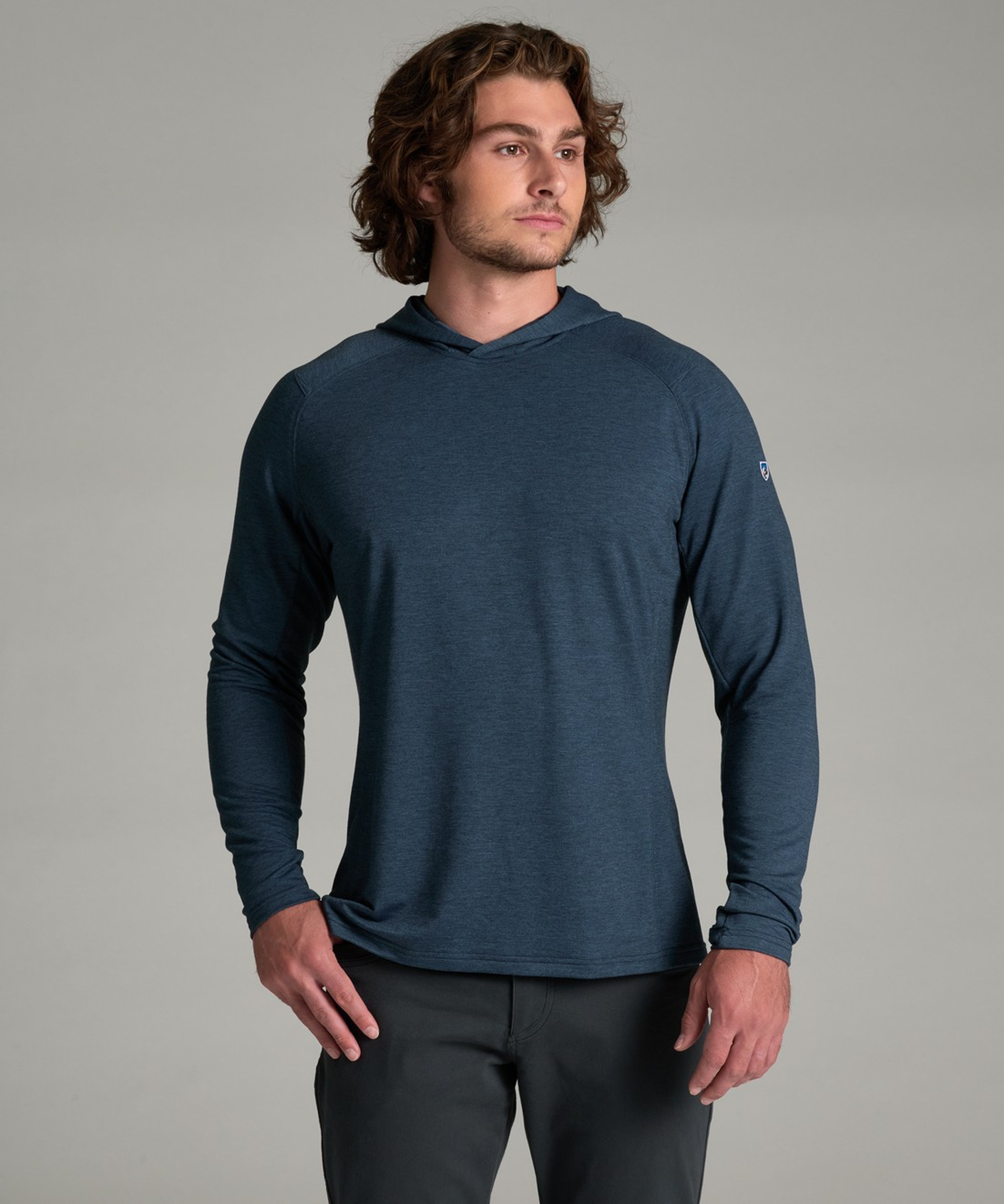KUHL Influx Hoody Storm Blue Front