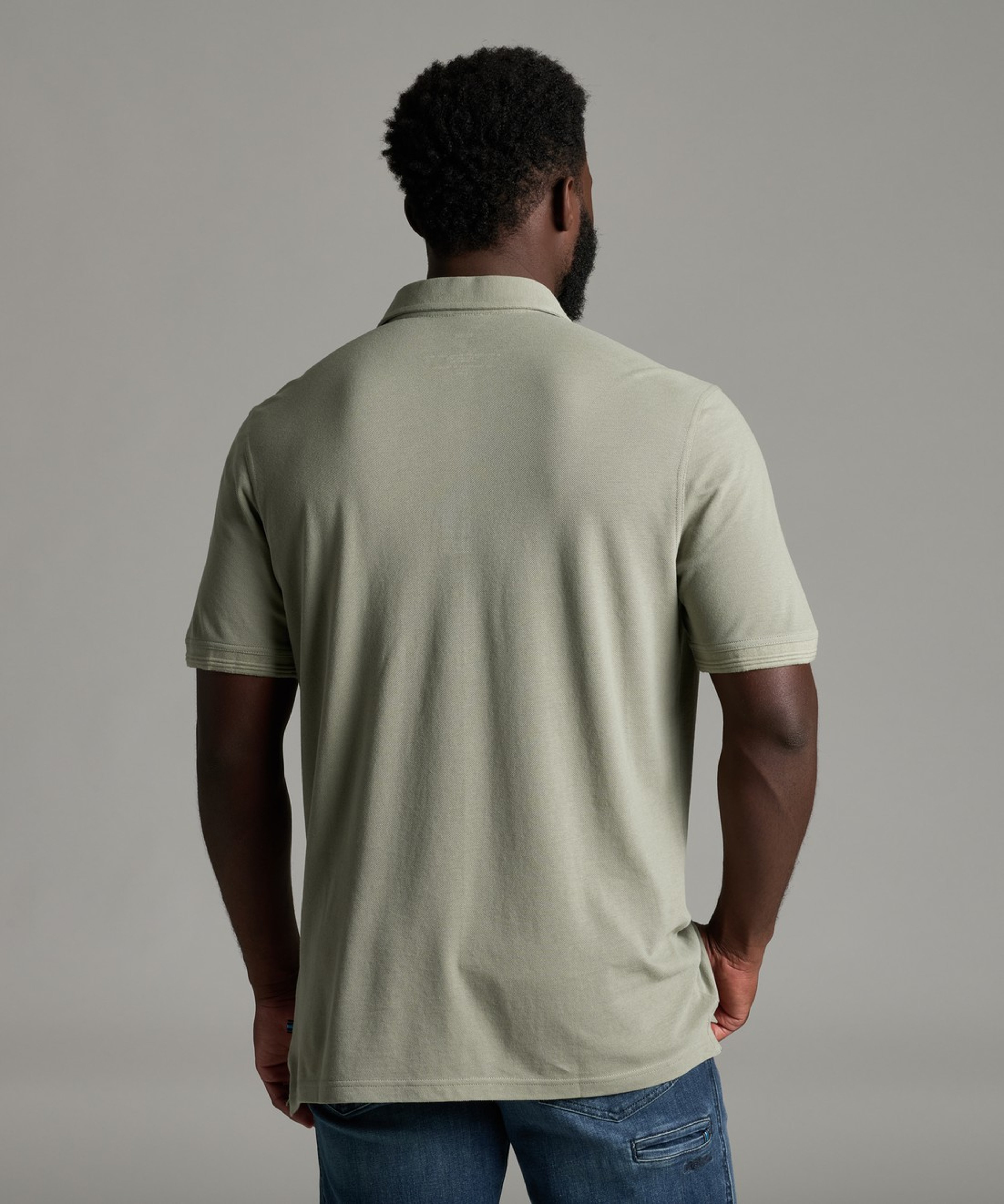 KUHL Peake Polo Sagebrush Back