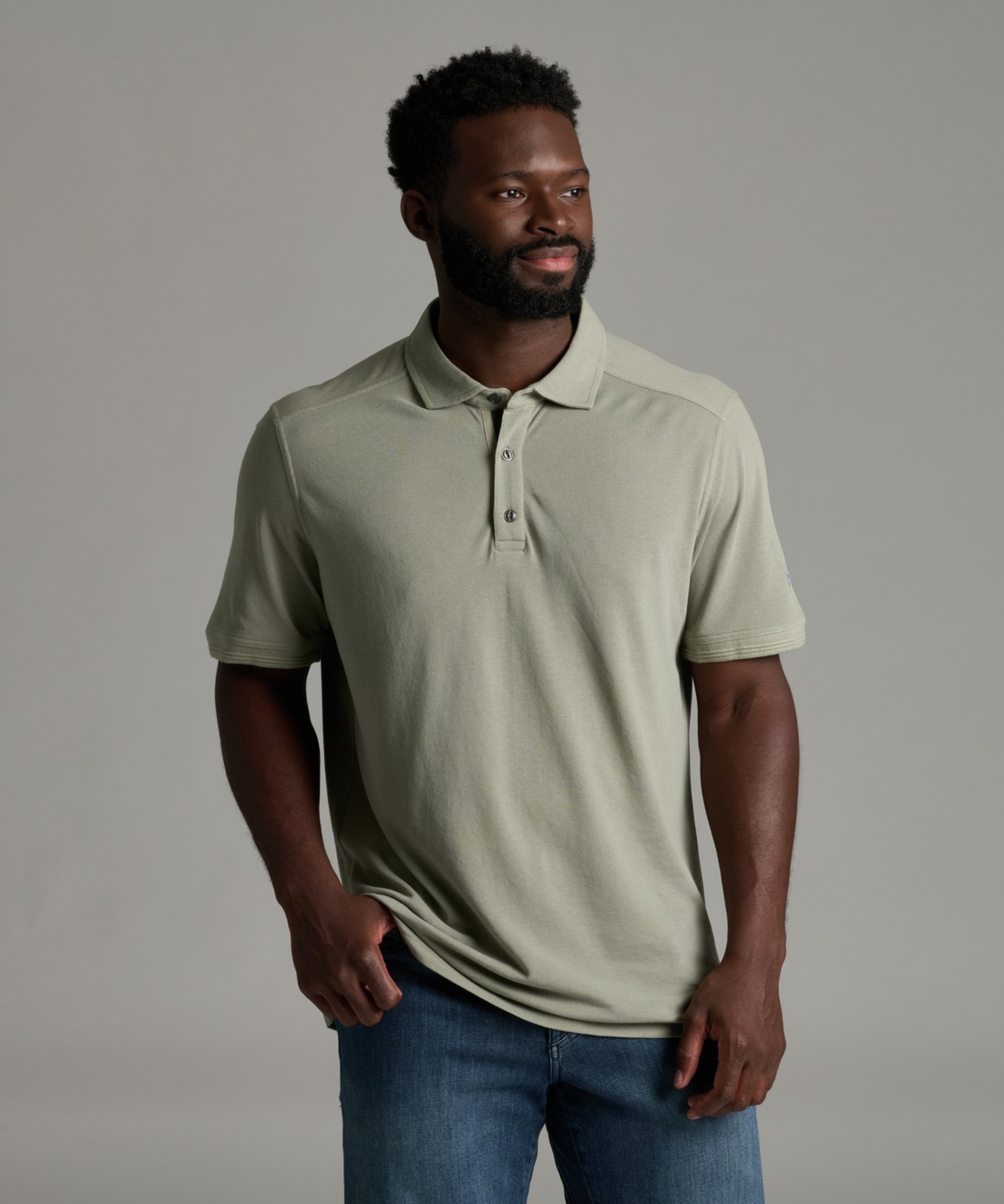KUHL Peake Polo Sagebrush Front