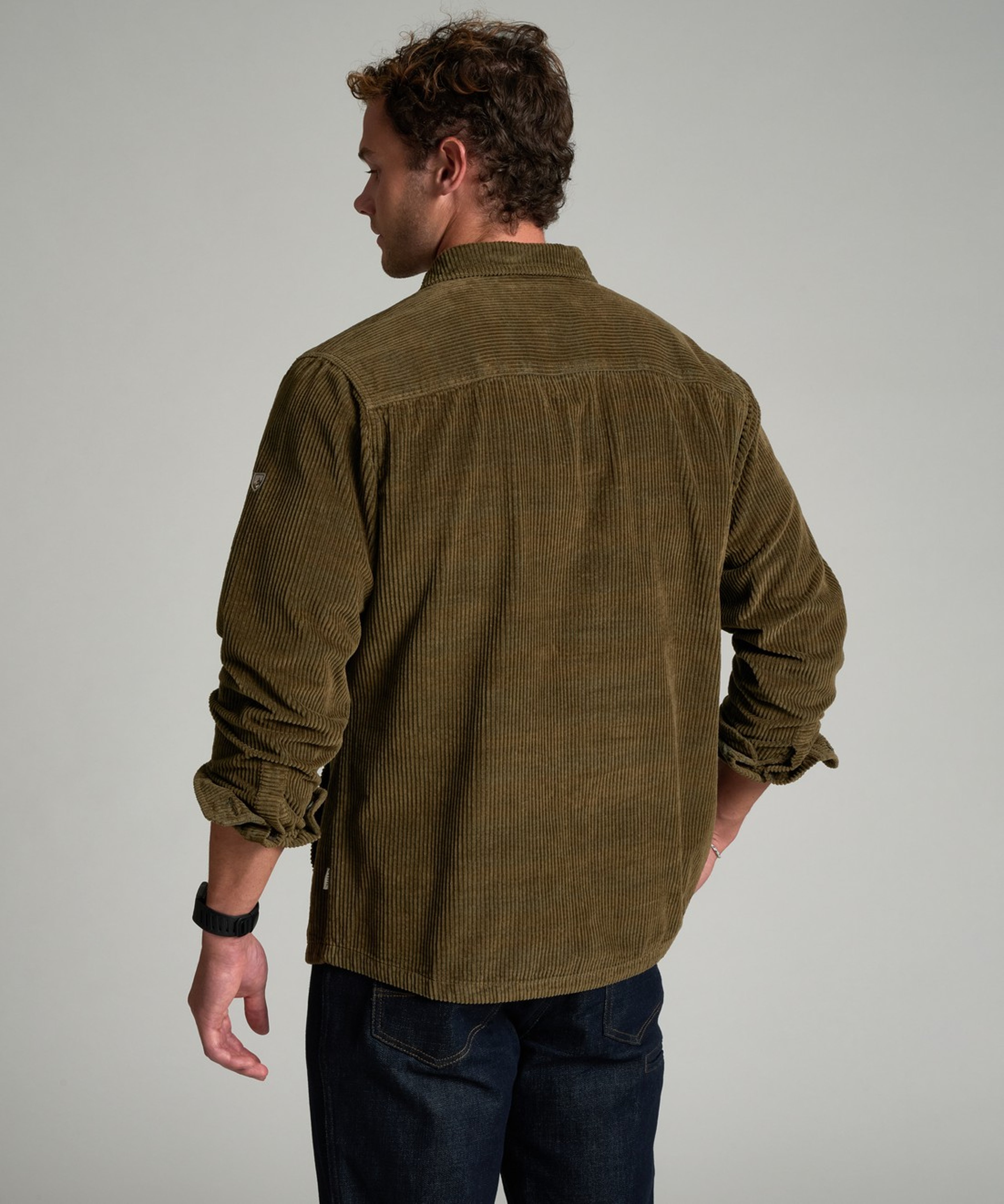 KUHL Ridge Shirt-Jac Olive Night Back