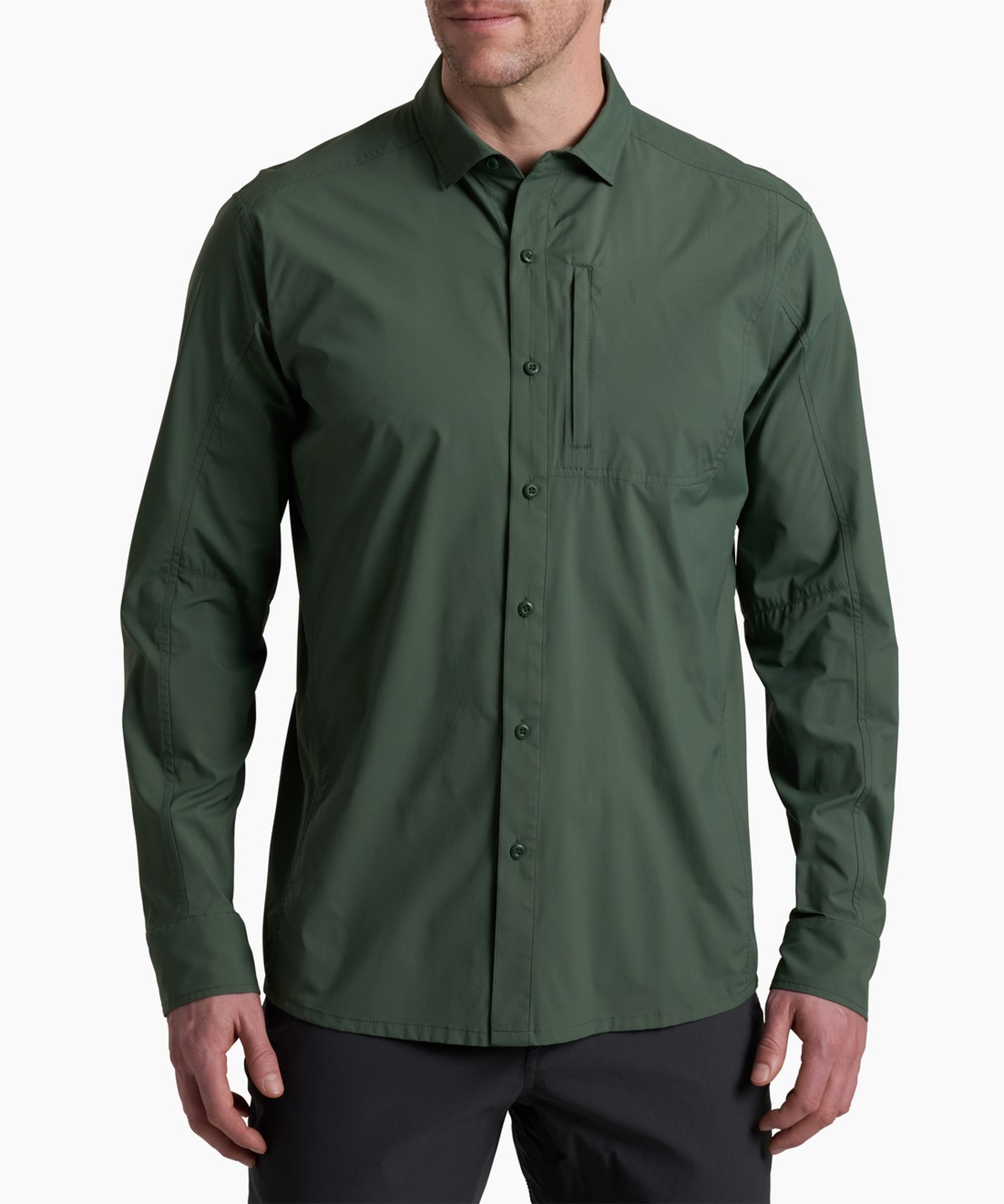 KUHL Driftr LS Smoked Pine Front