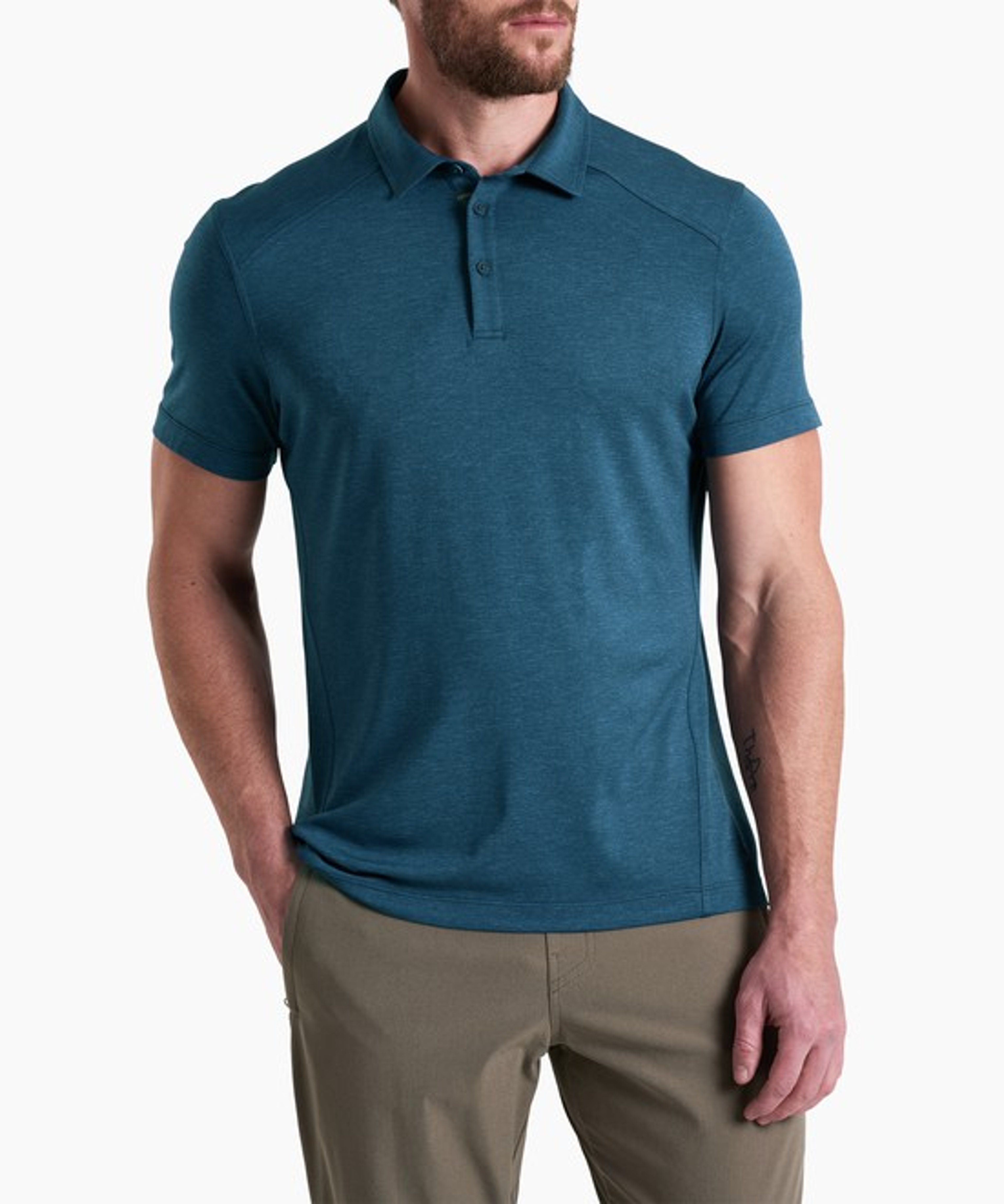 KUHL Shadow Polo Pirate Blue Front