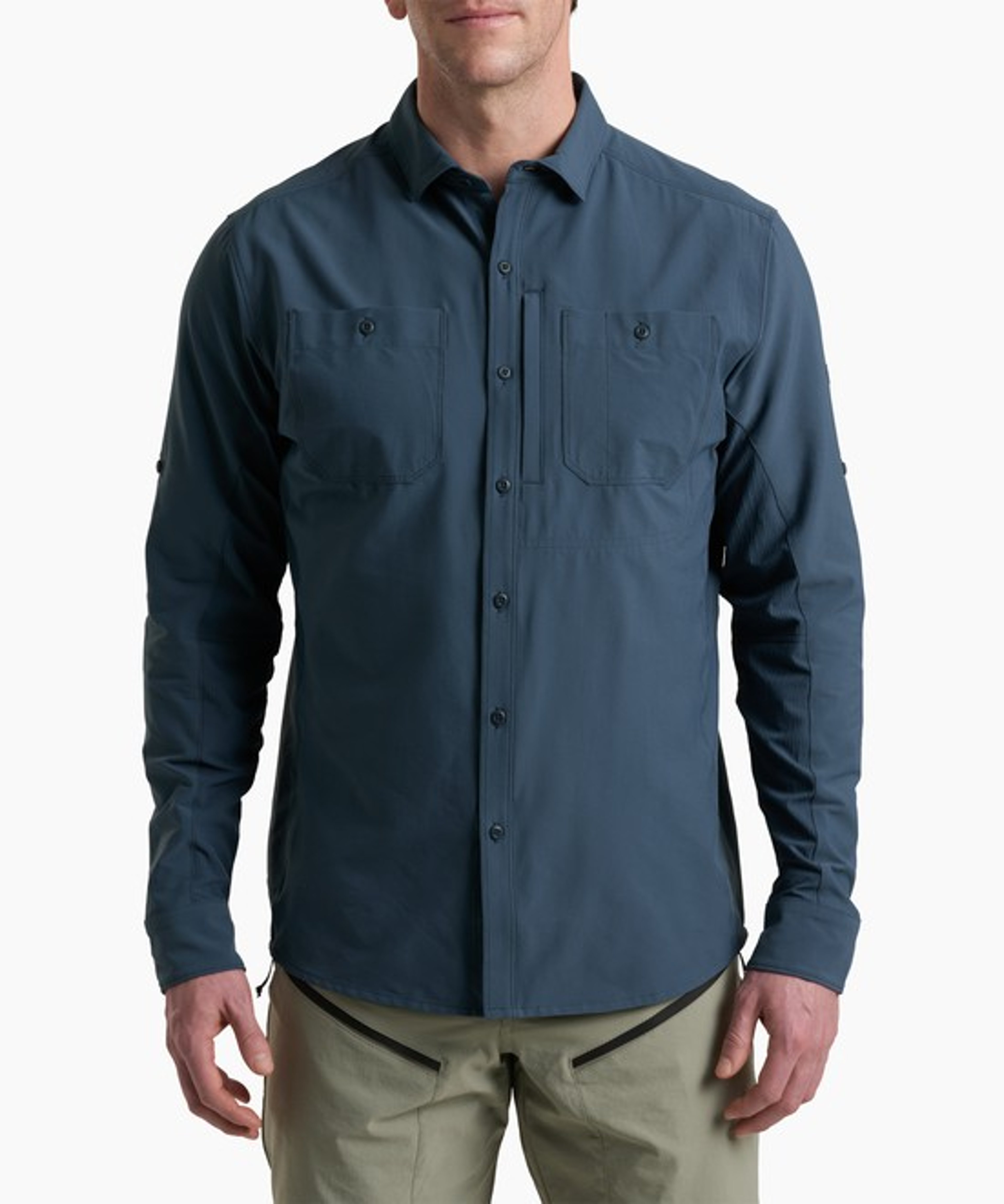 KUHL Fuse LS Pirate Blue Front