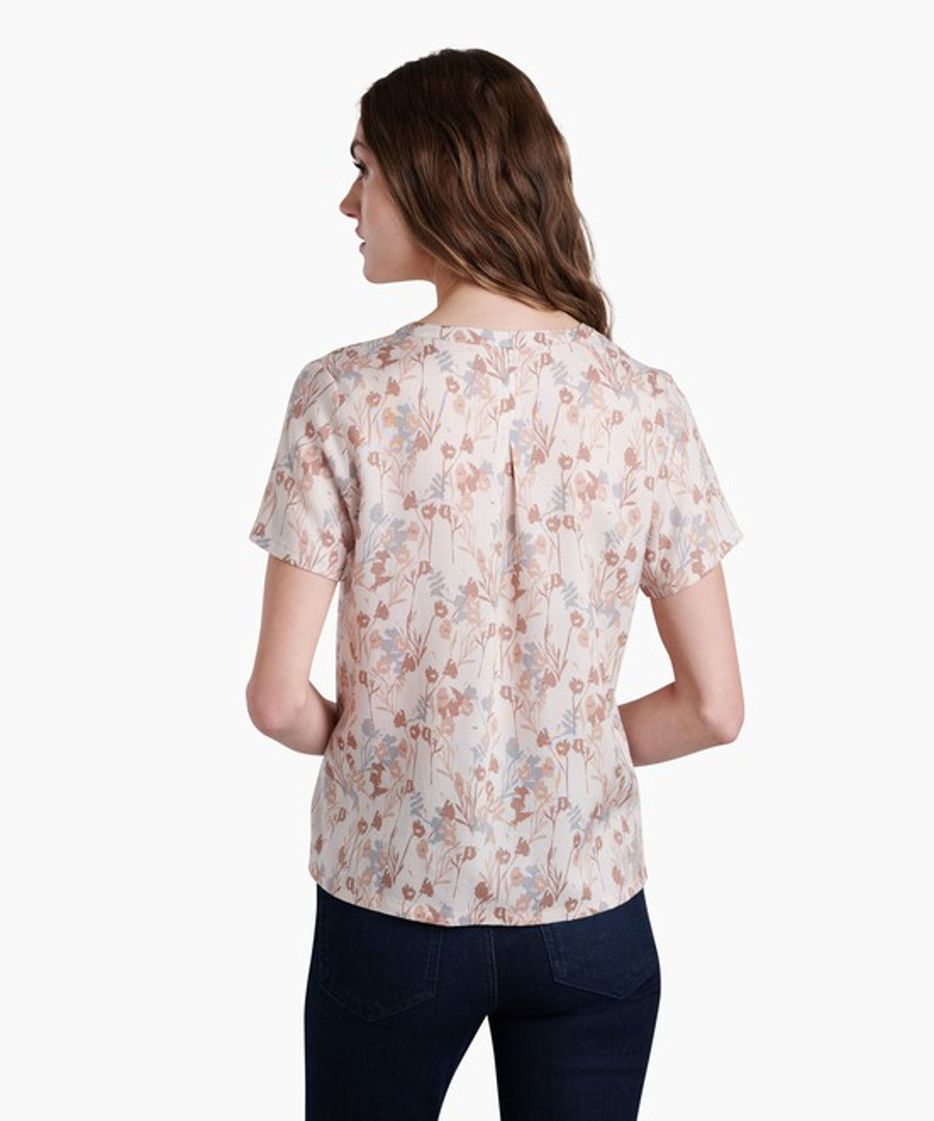 KUHL Hadley SS Sandstone Print Back