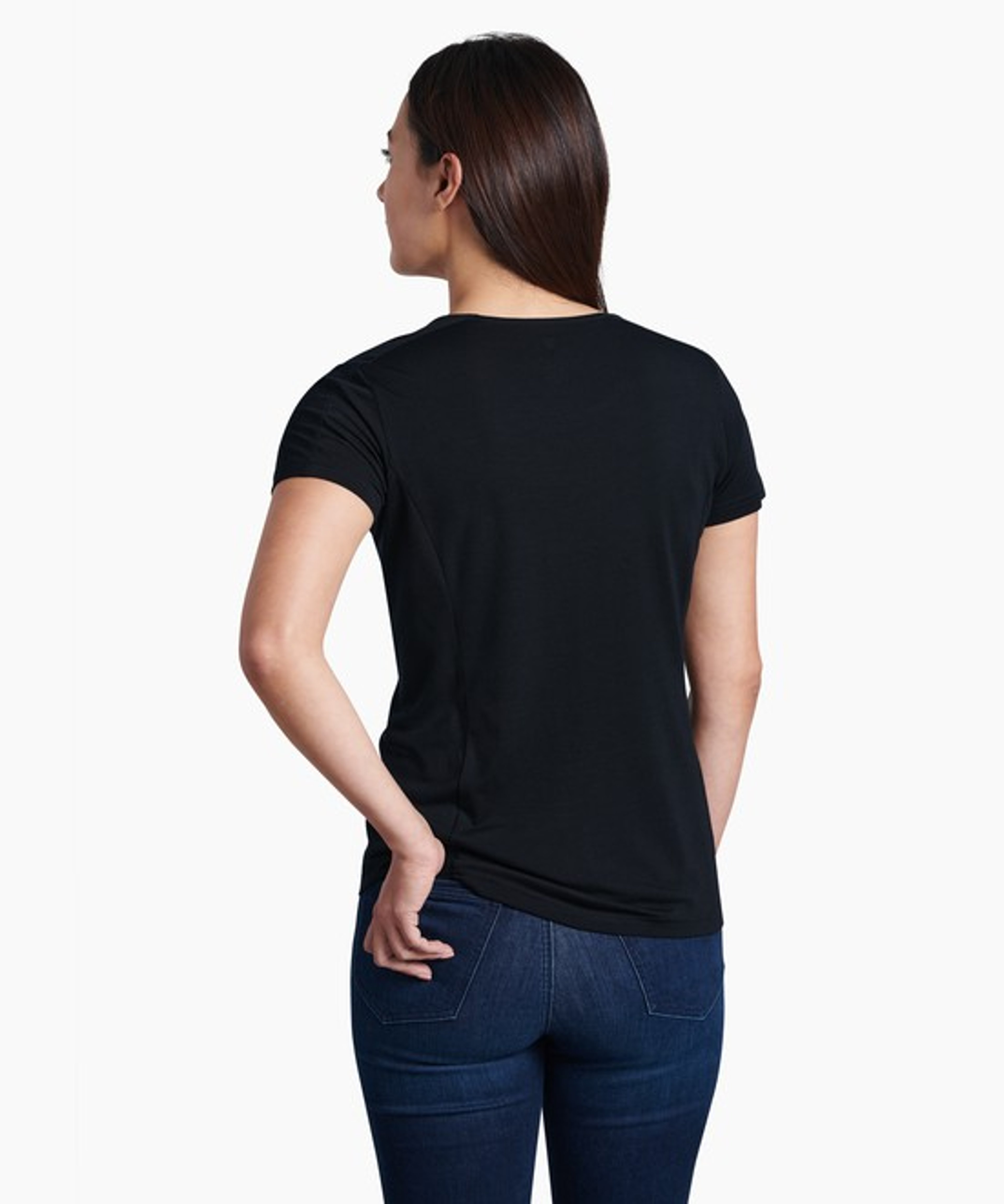 KUHL W's Cashmerino Tee Black Back