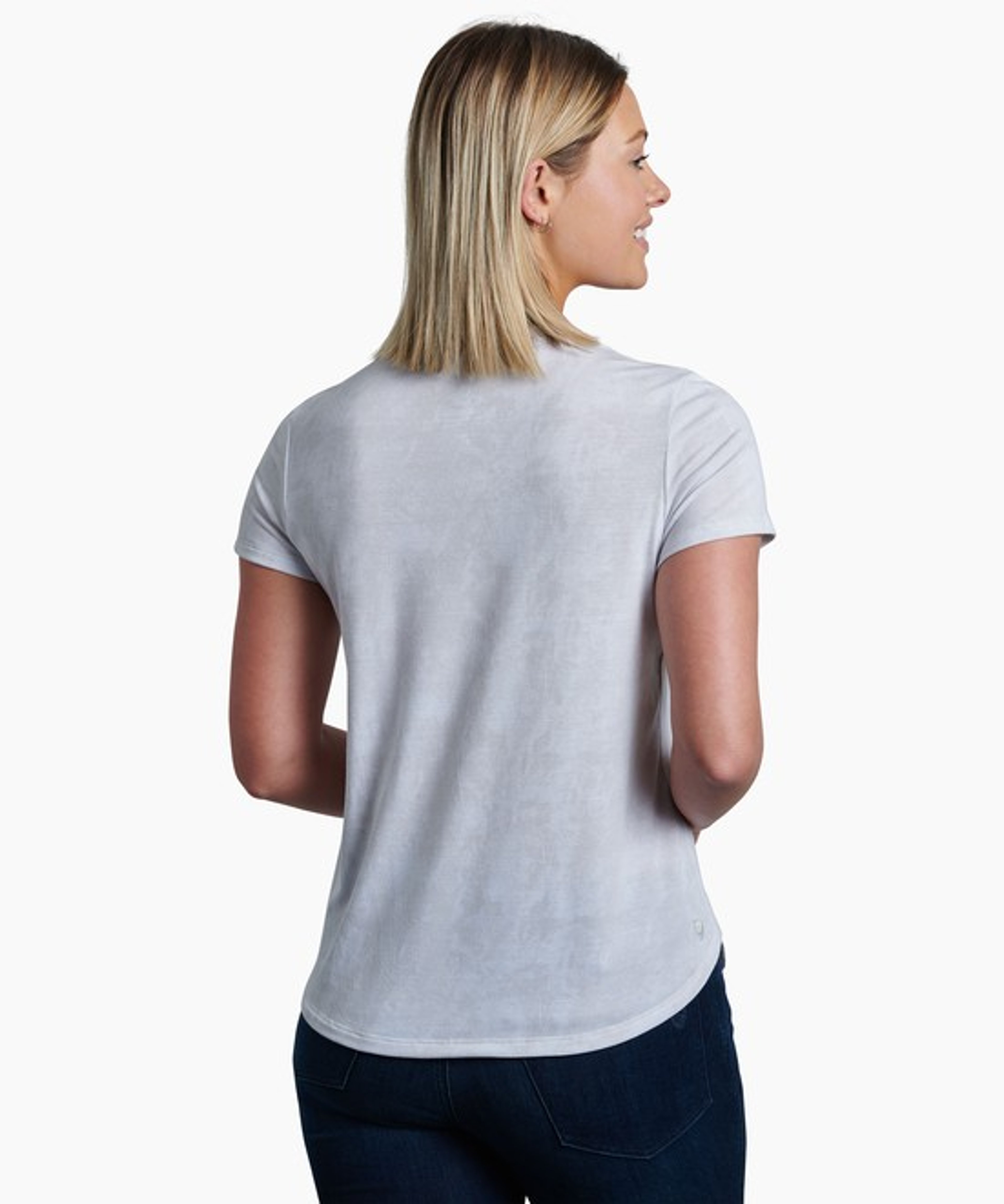 KUHL Konstance SS White Print Back