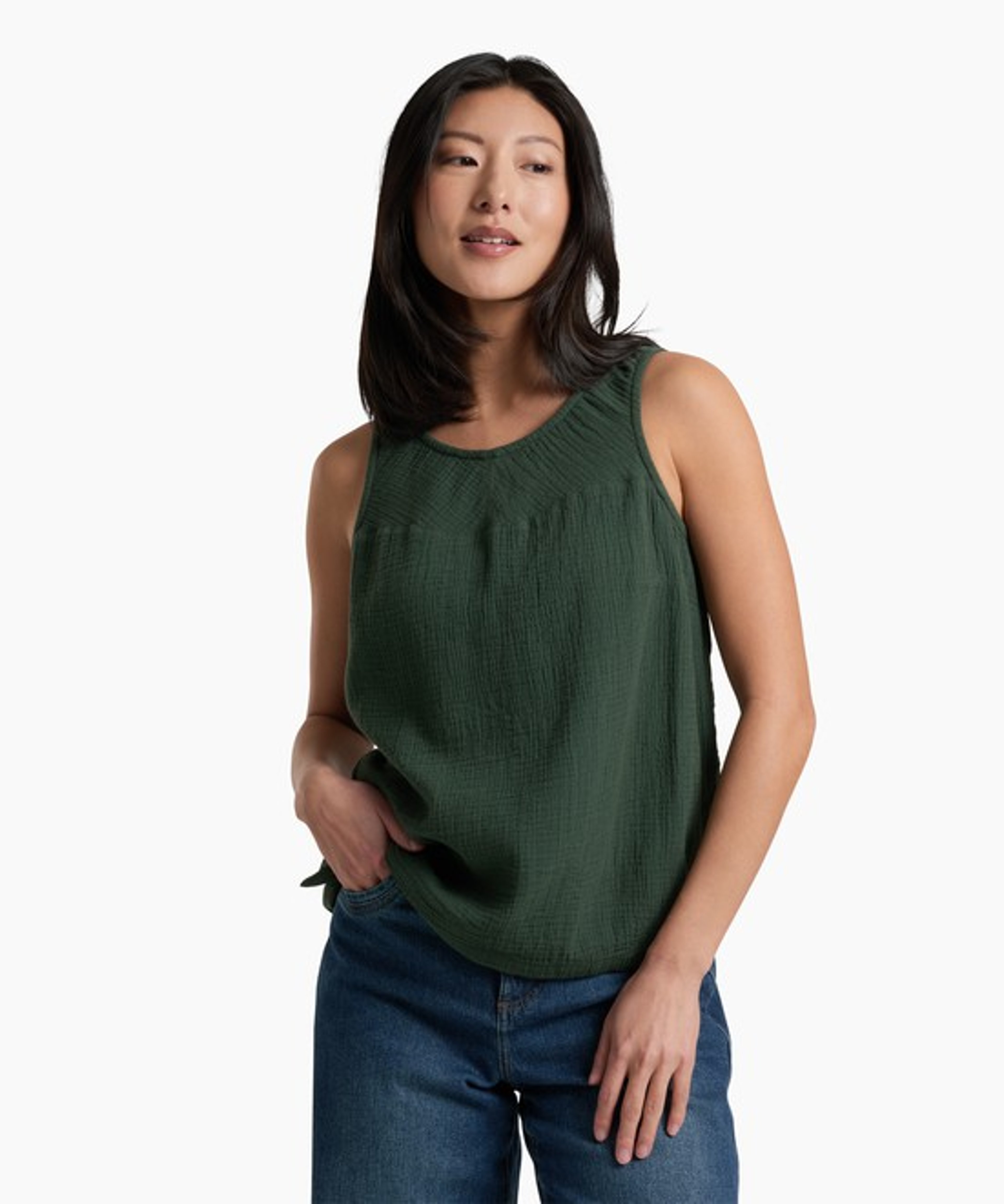 KUHL Klover Tank Smoked Pine Front