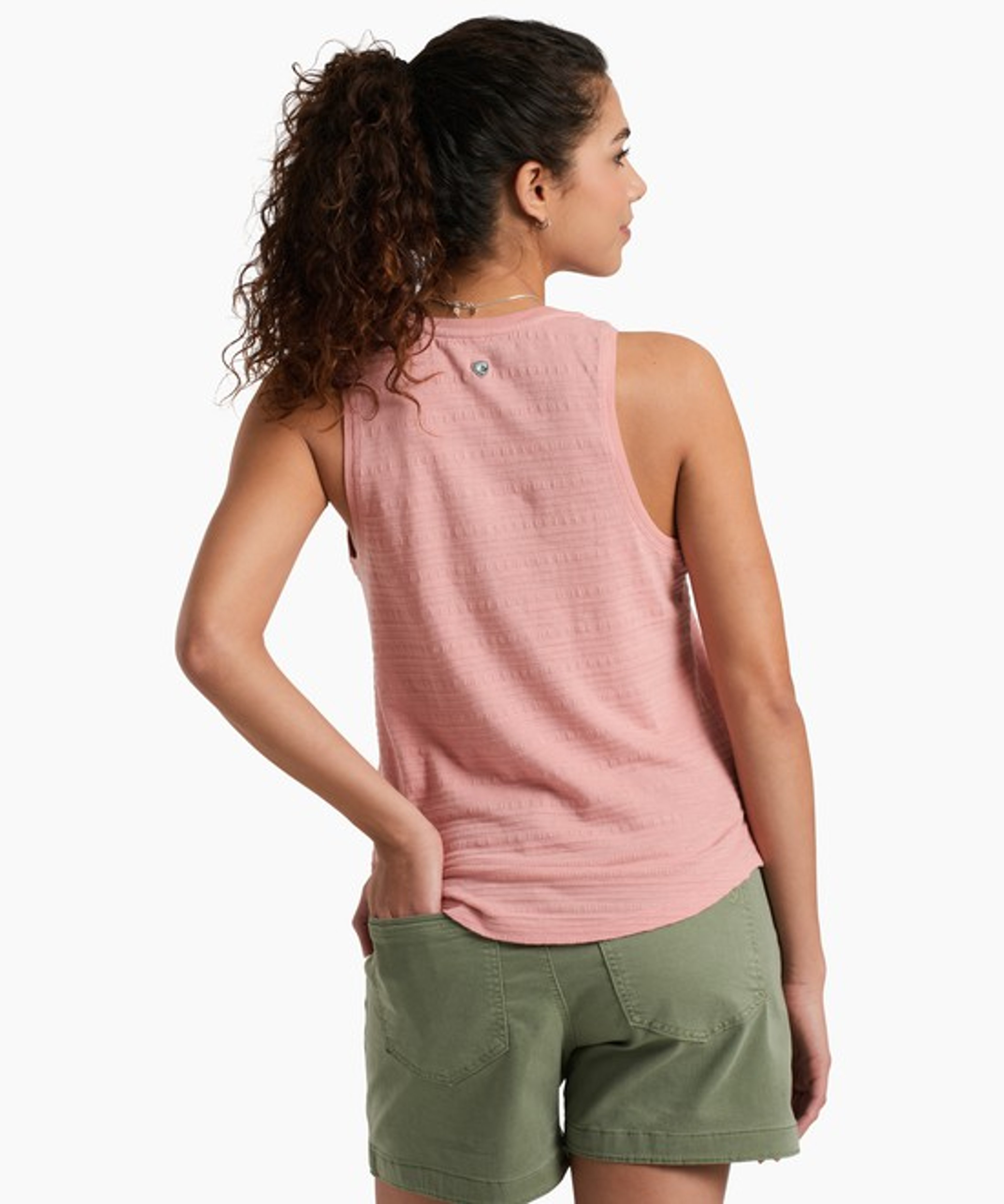 KUHL Willa Henley Tank Coral Rose Back