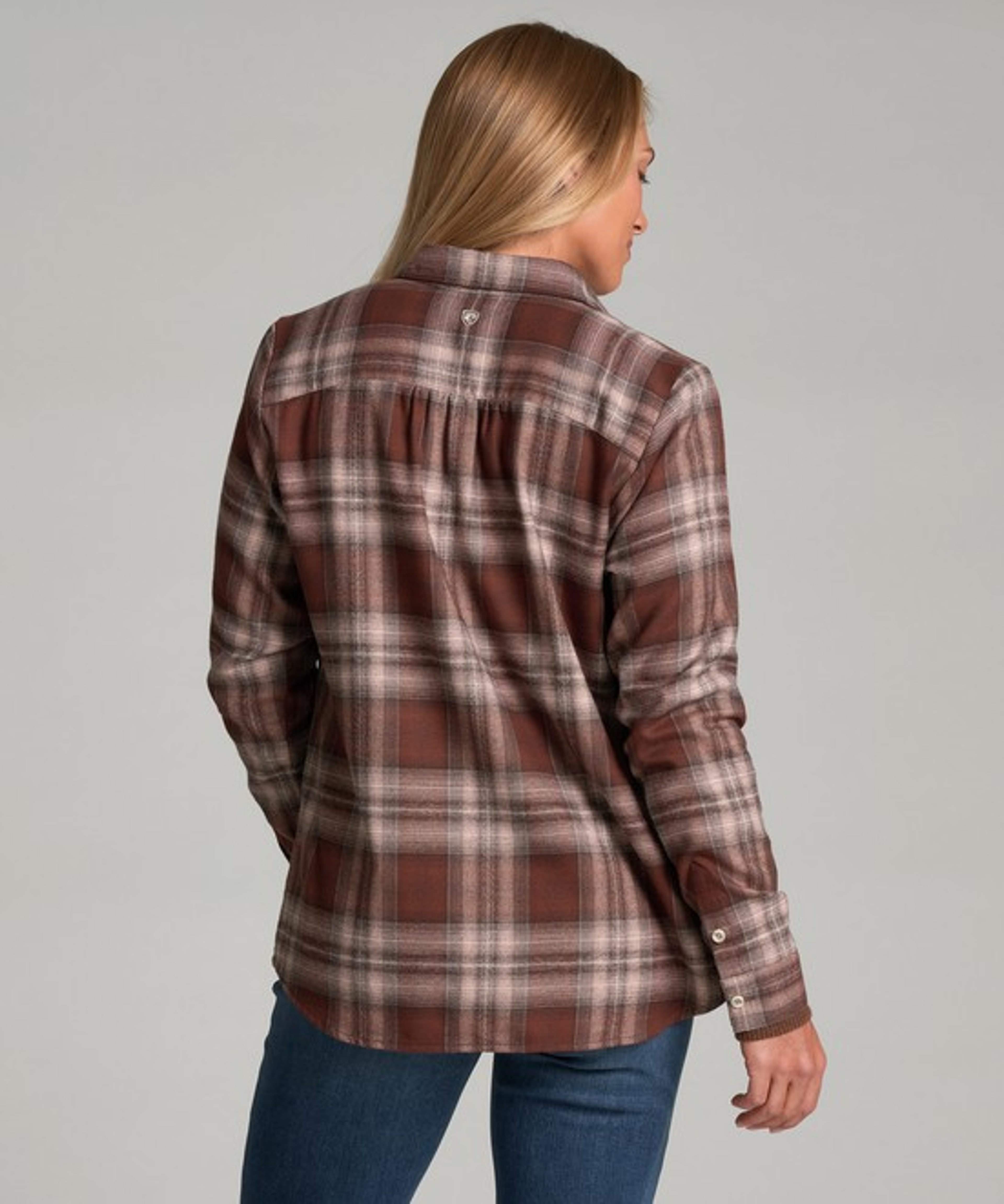 KUHL Whisper Flannel French Roast Back