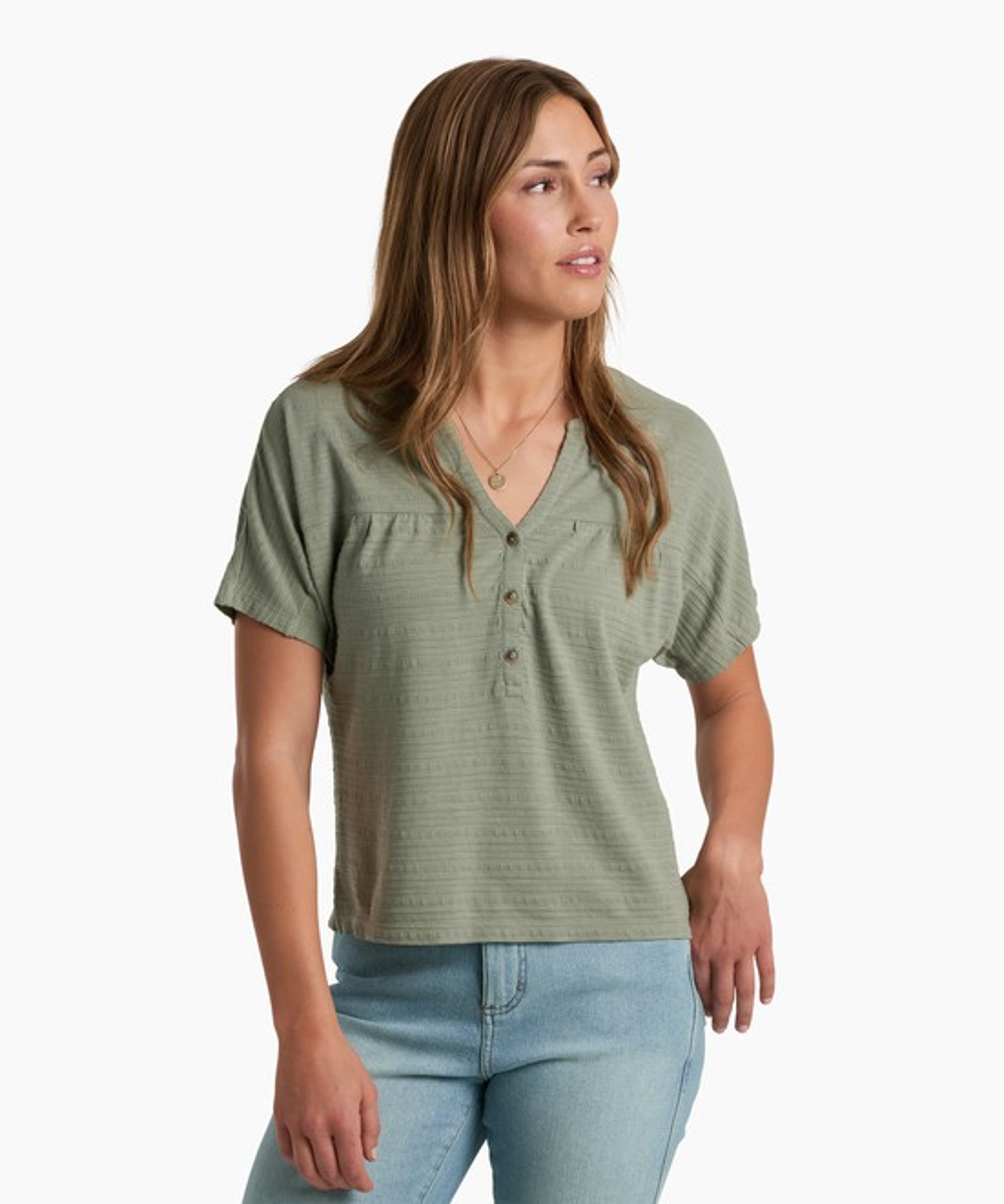 KUHL Willa SS Slate Green Front