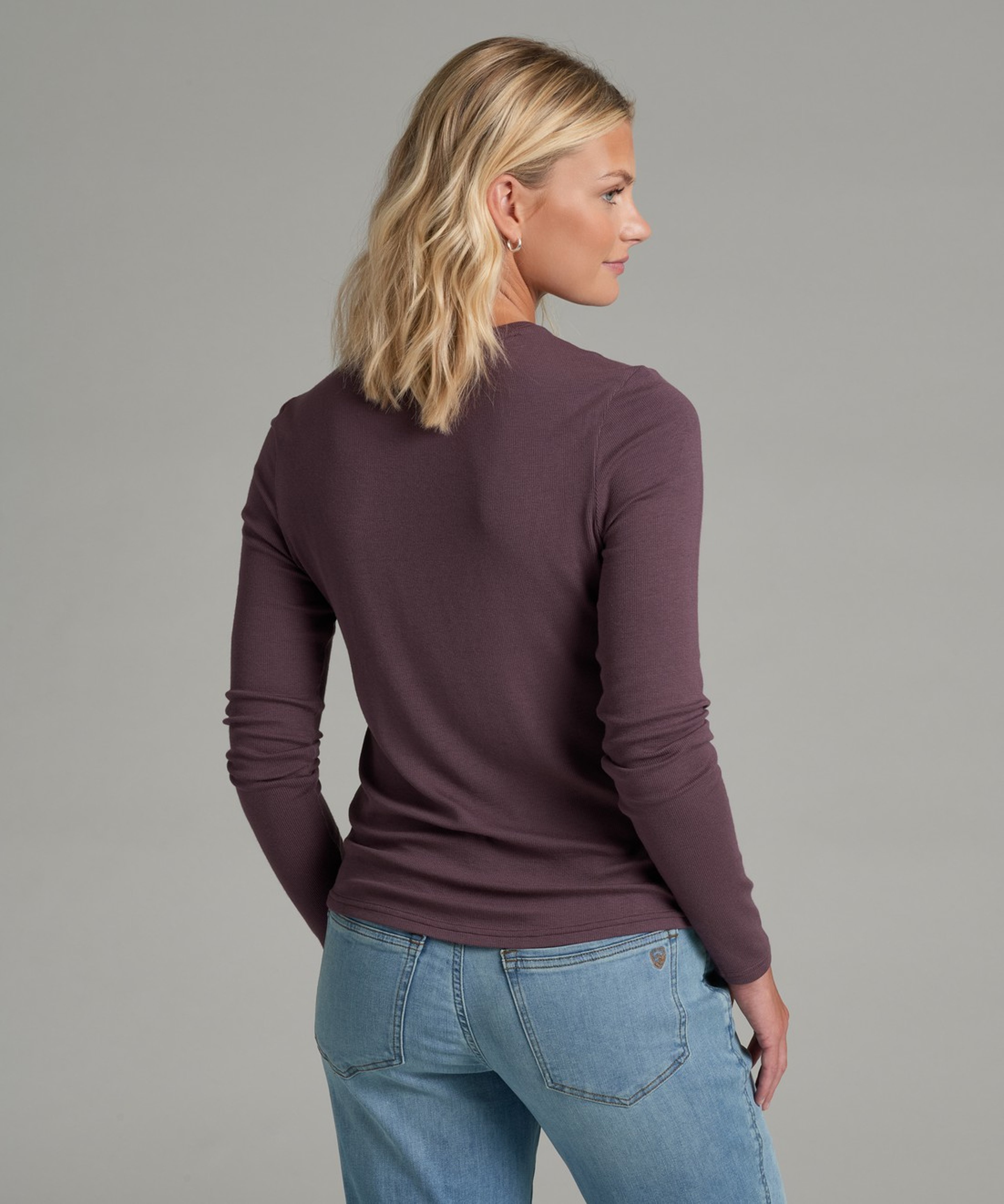 KUHL Fiora Crew LS Mulberry Back