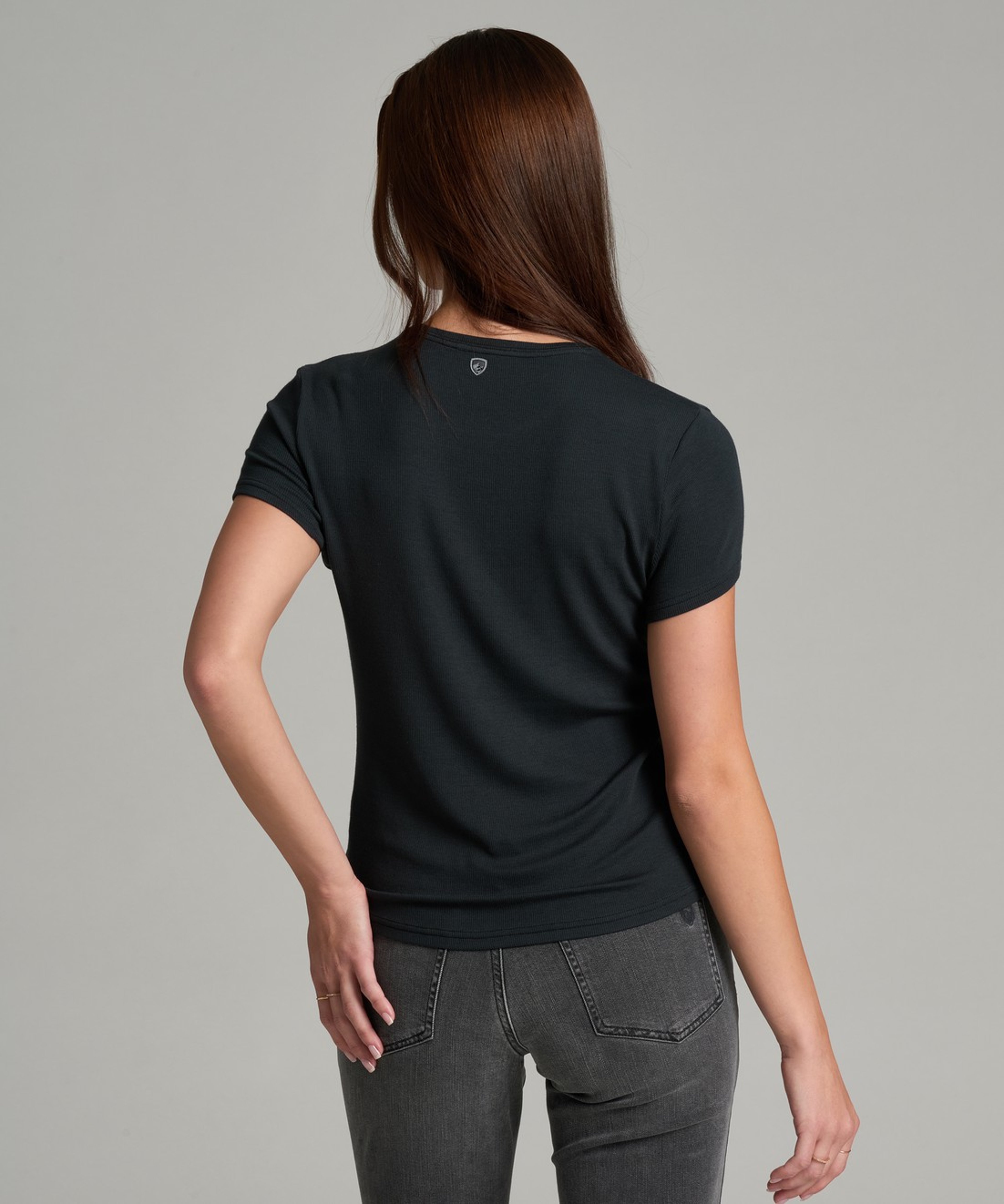 KUHL Fiora Crew SS Black Back