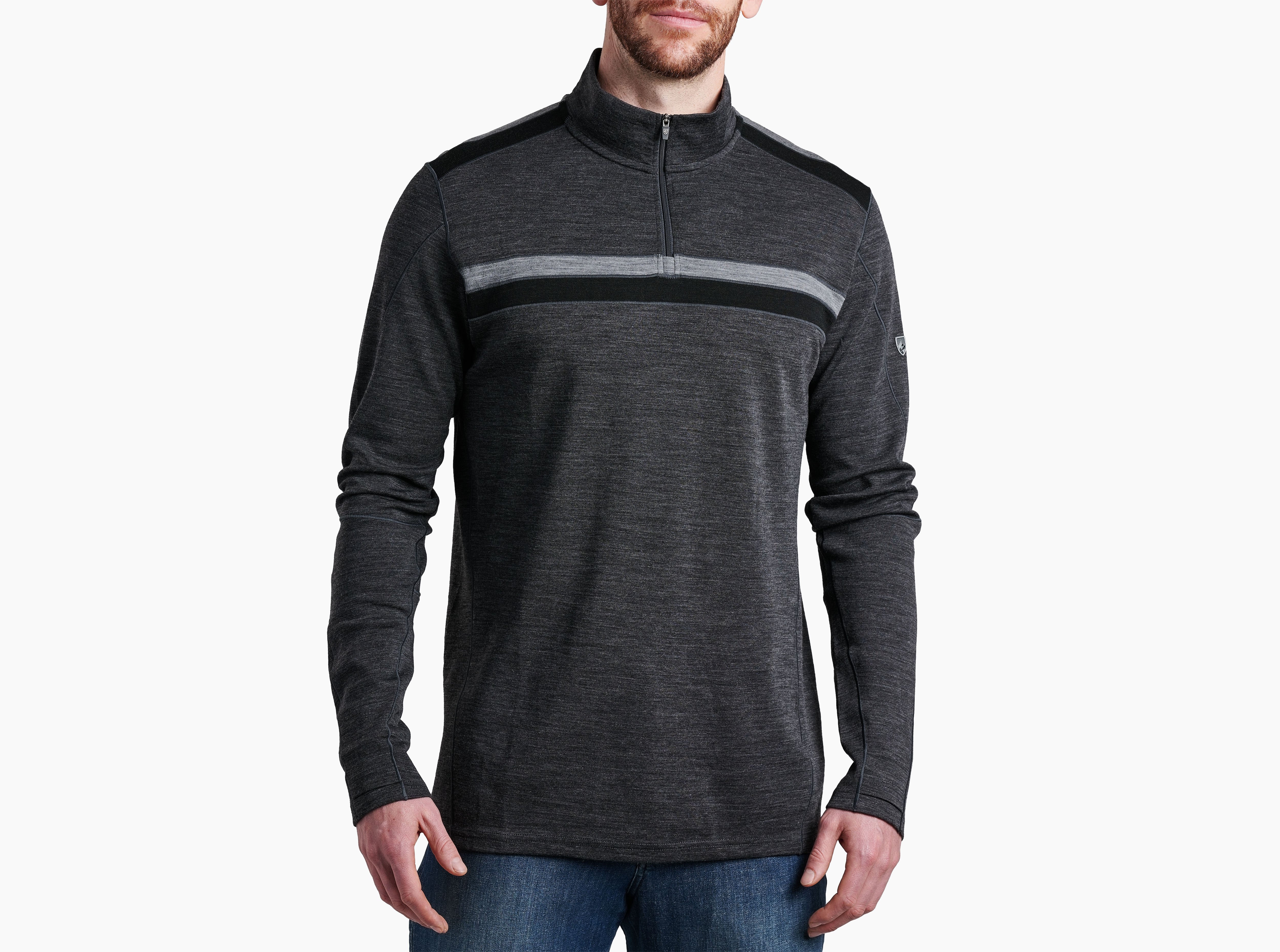 Downhill Racr™ Merino 1/4 Zip in Men's Long Sleeve | KÜHL Clothing