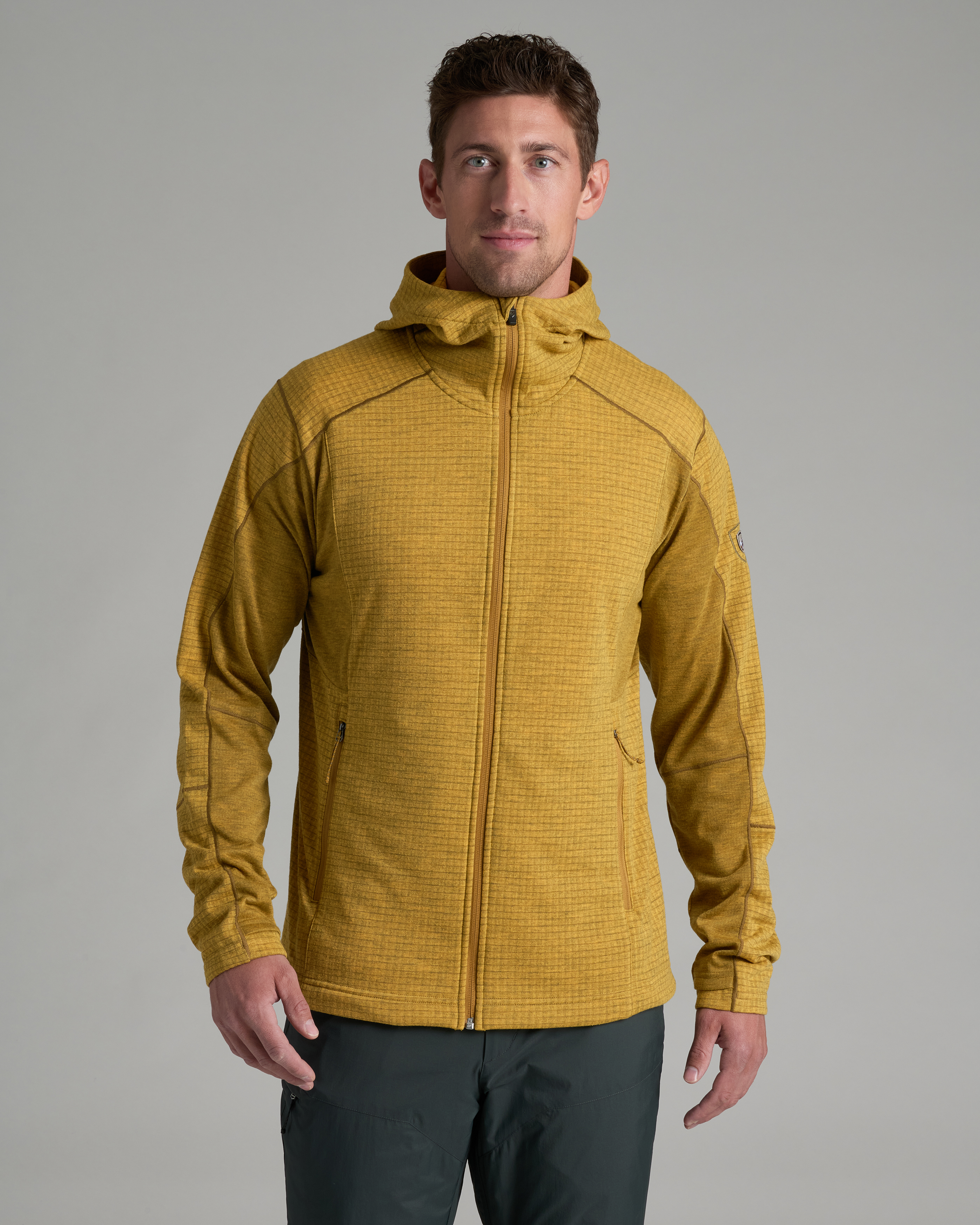 KÜHL Reactiv™ Grid Full Zip Hoody For Men - Breathable