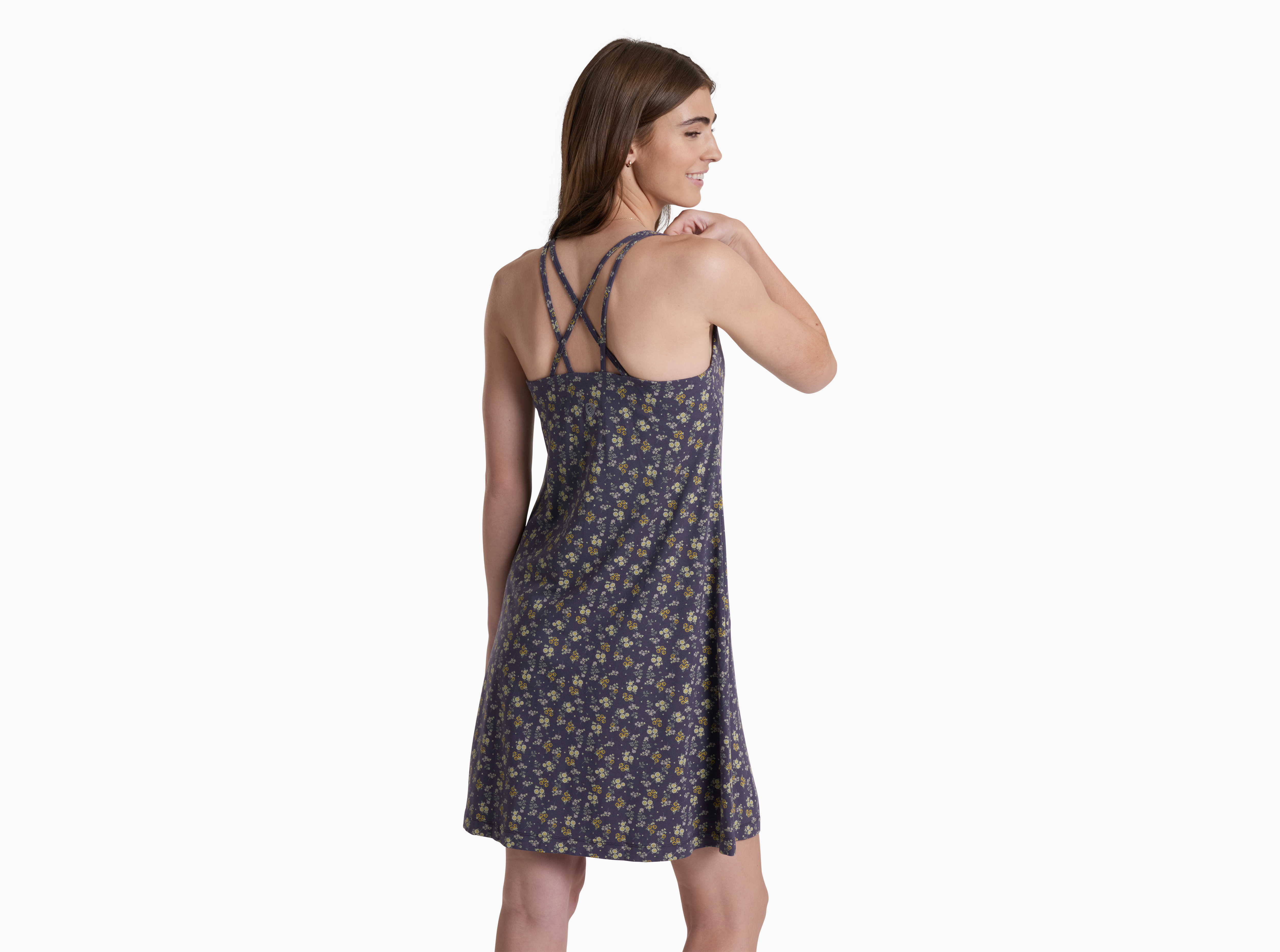 kuhl lyra midi dress Kuhl Lyra Midi Dress Tuscan Sun Print Sm