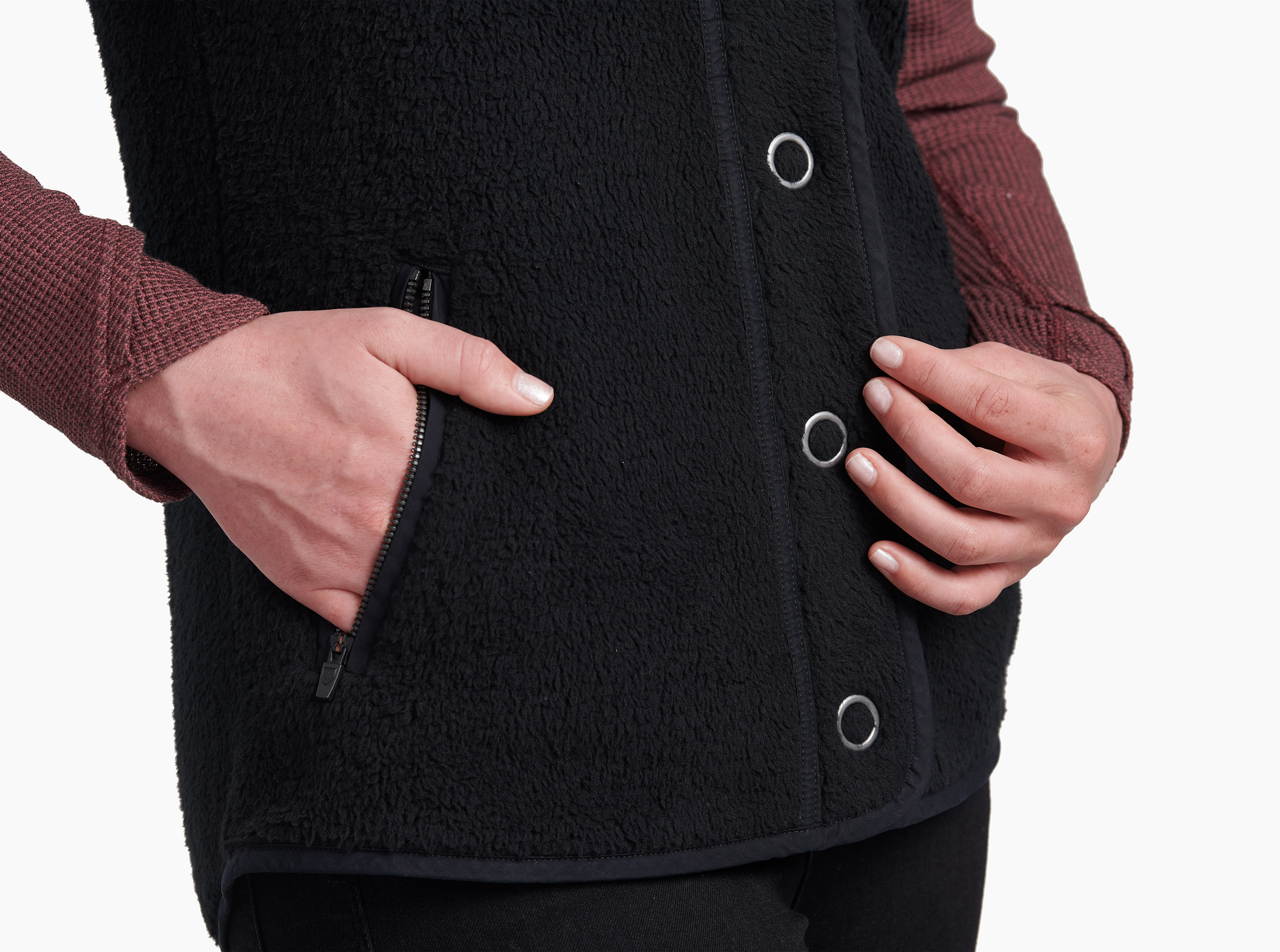 Kuhl Klifton snap light jacket size XL gray brown women’s sweater