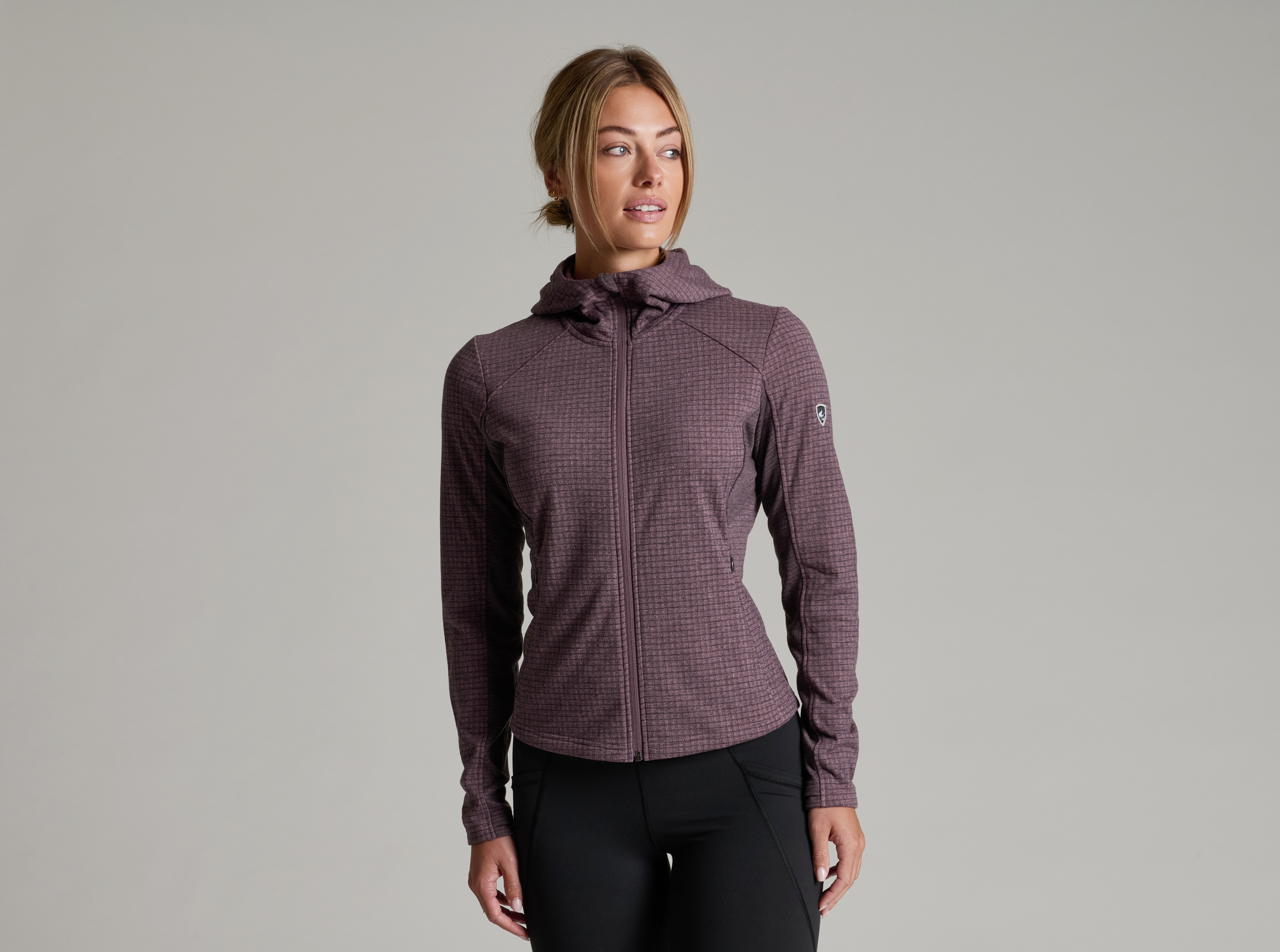 Reactiv™ Grid Full Zip Hoody in Women