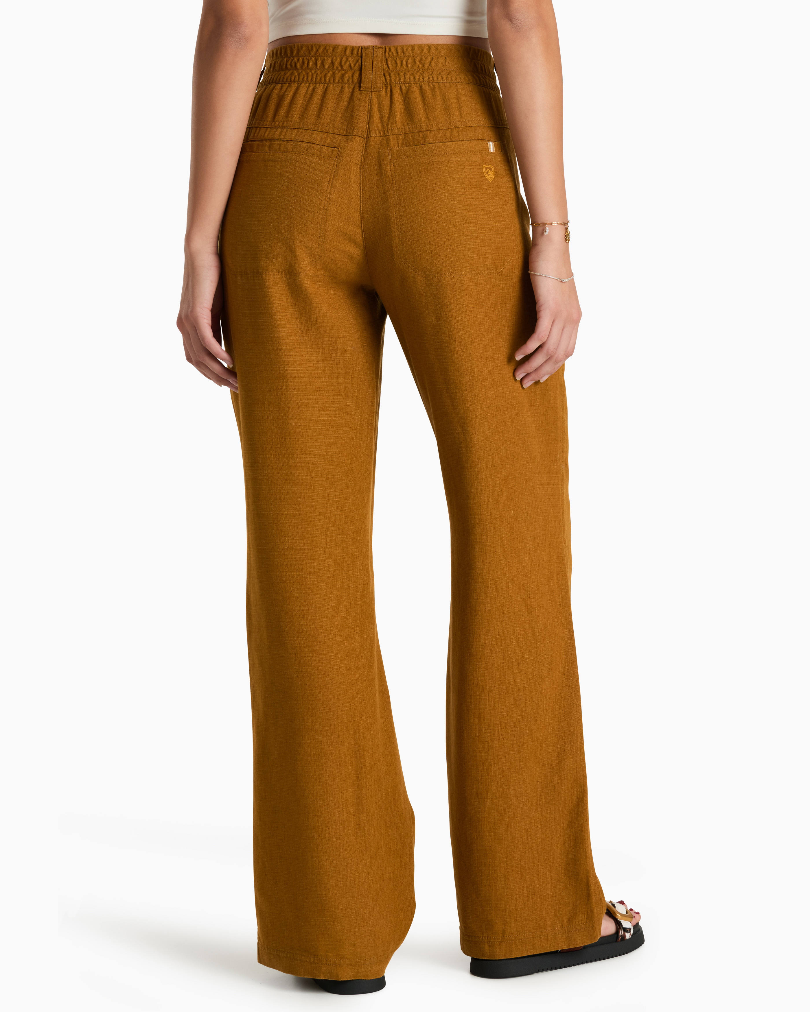 Pantalon Femme Kuhl Kanvas - Taille 6, Couleur Sauge, 69% Coton, Neuf Sans étiquette
