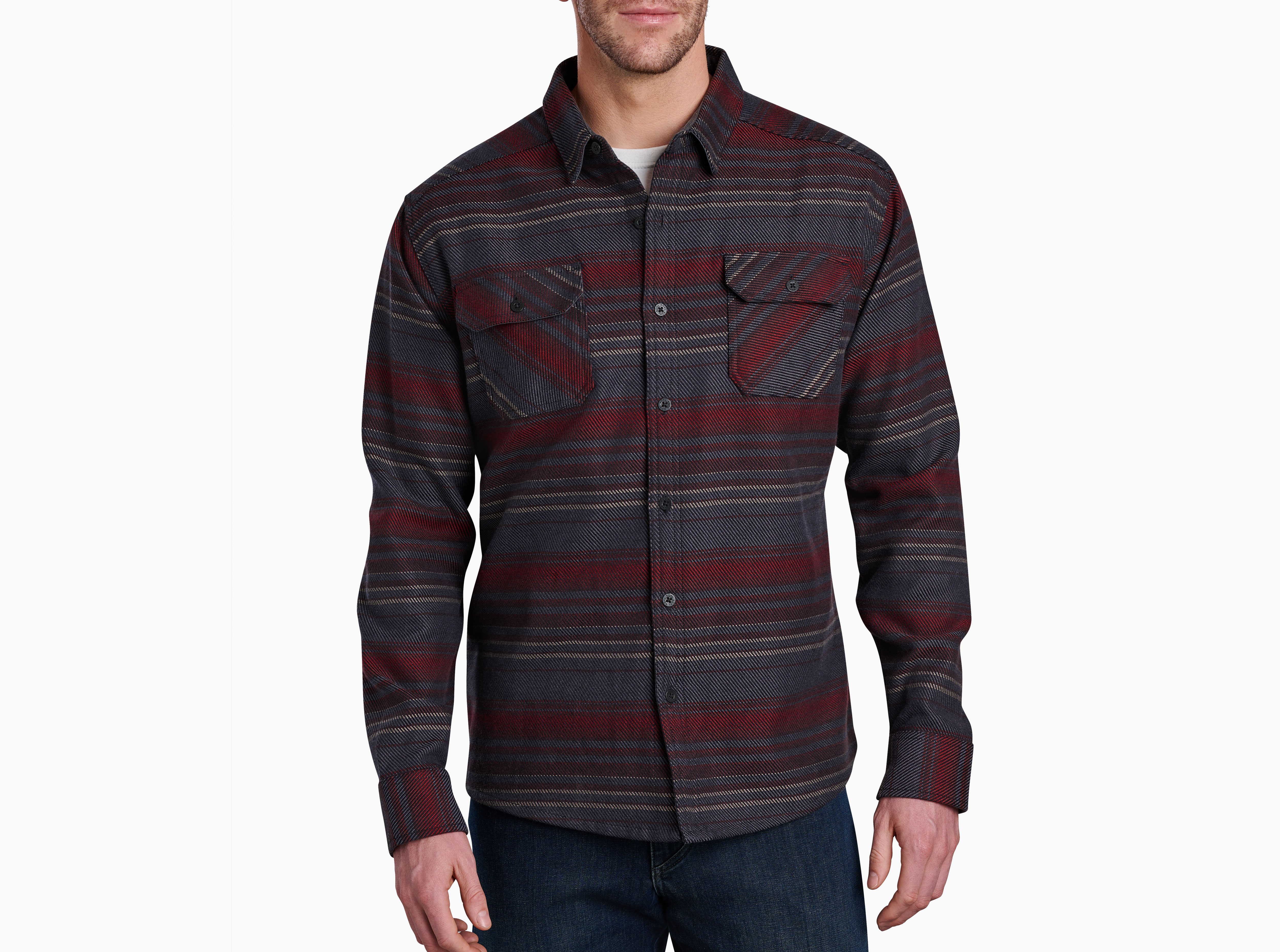 Kuhl M's Disordr Flannel LS Spiced Rum / XXXL