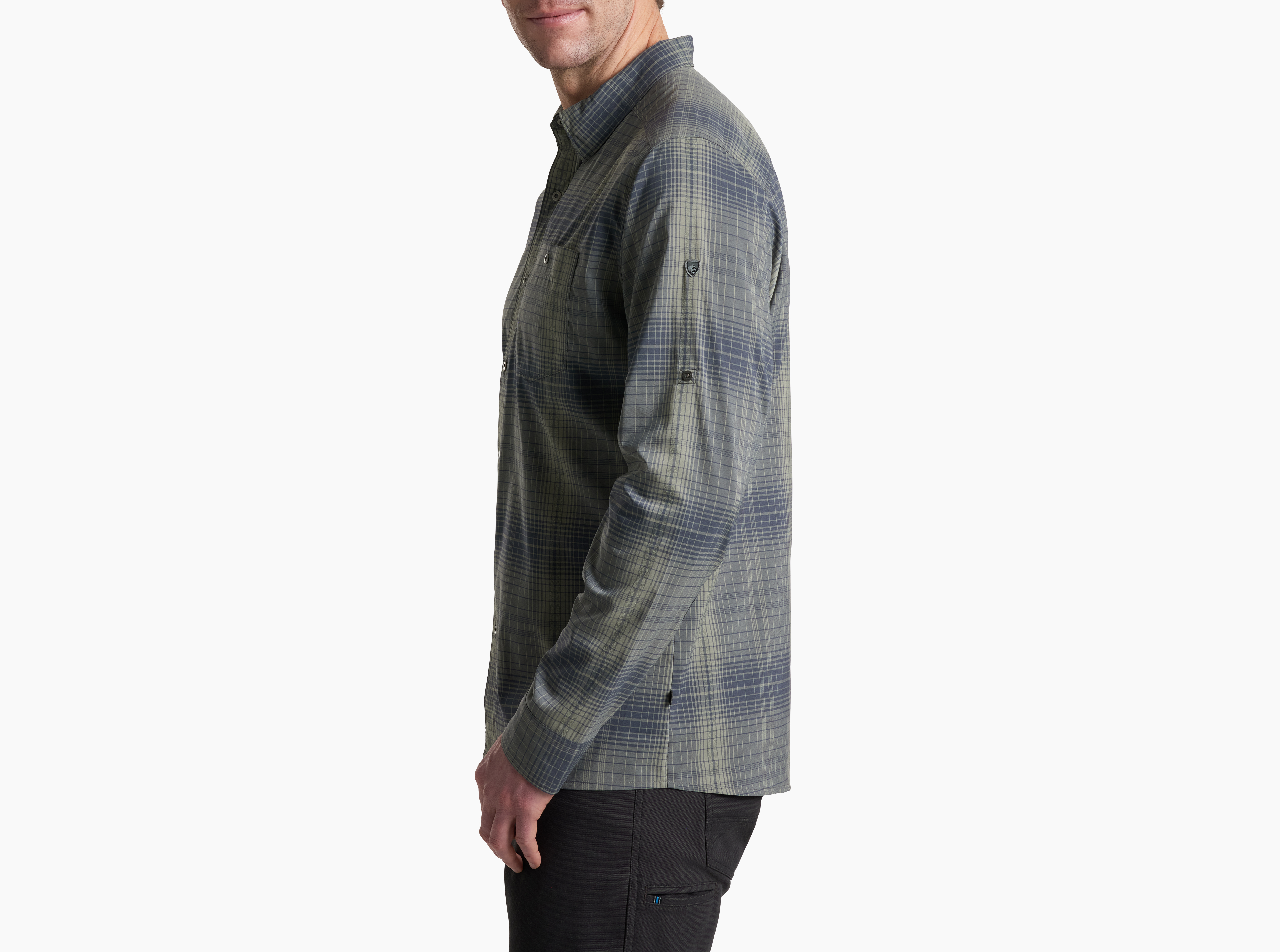 kuhl dress shirts Kuhl Men's Disputr Long-Sleeve KAN Kanteen / L
