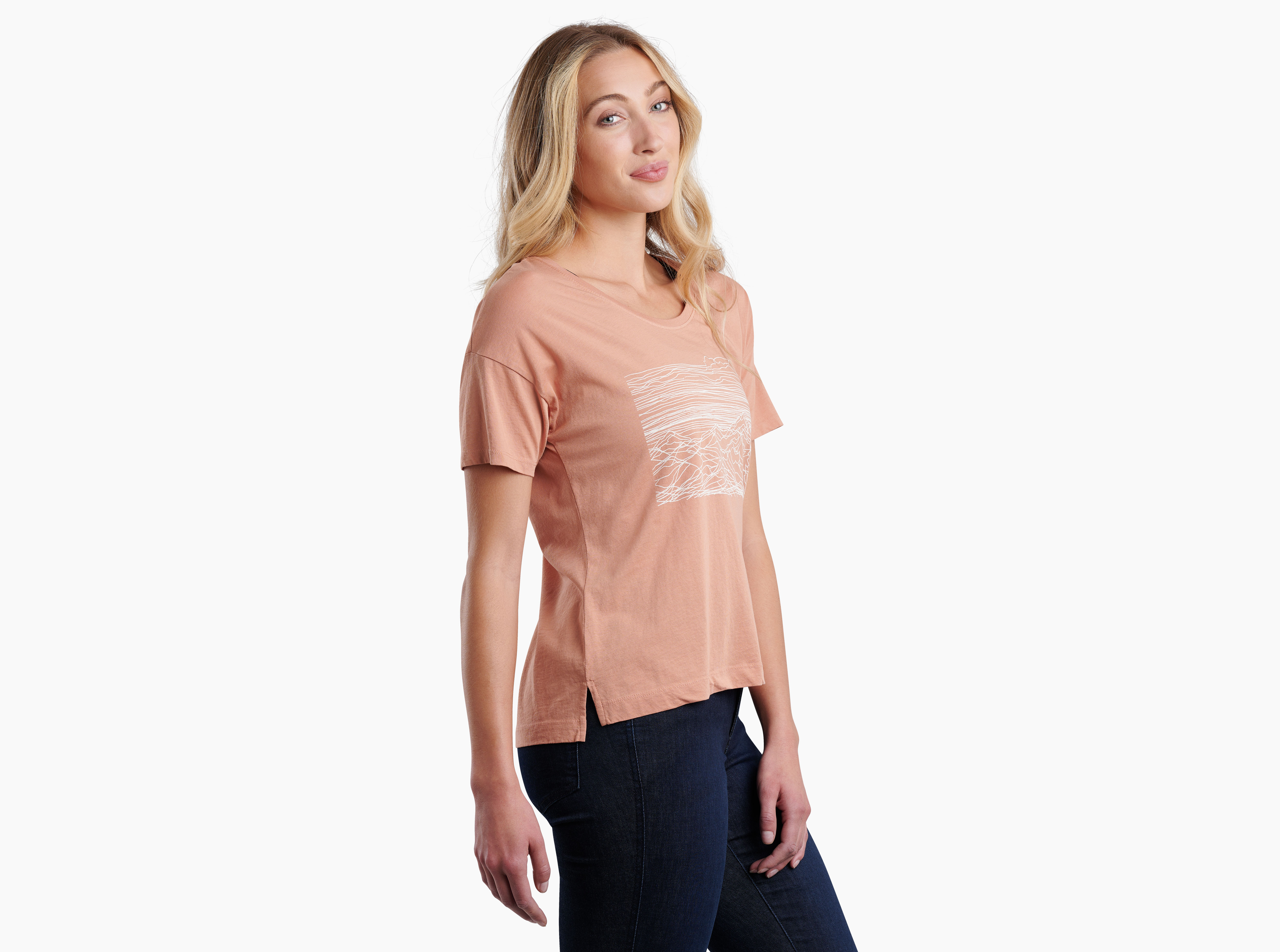 Women's 'Life Is Better In The Mountain' T-Shirt - Short Sleeve Graphic Tee (Multiple Colors)