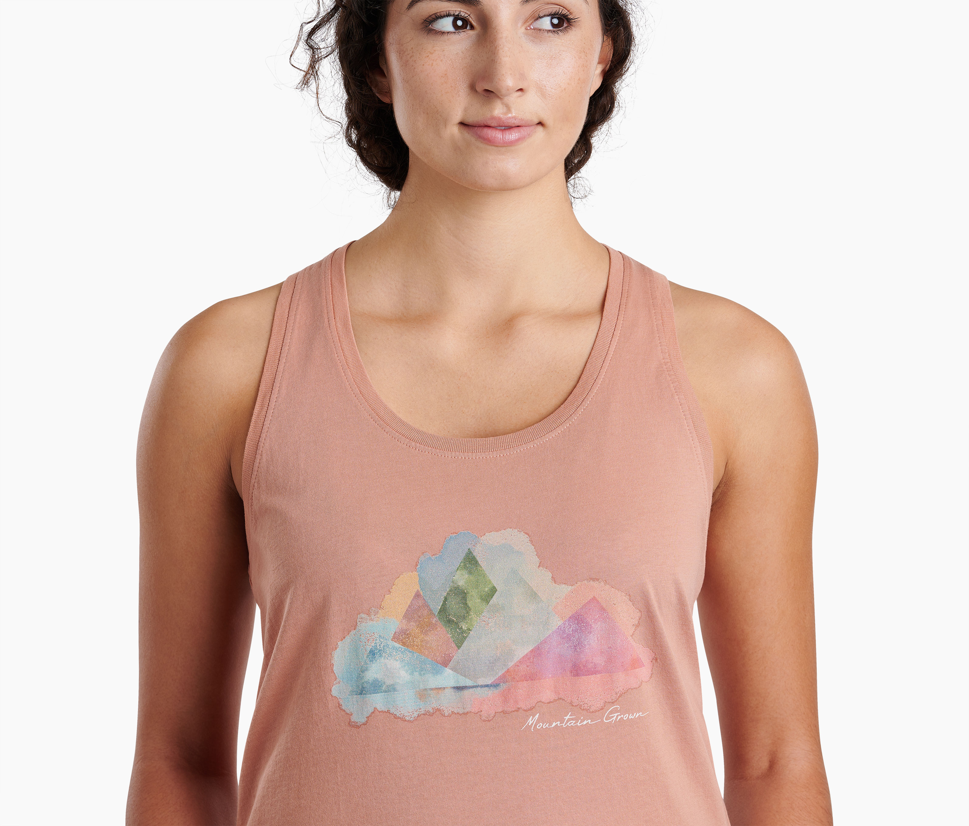 Women's Hiking Graphic Tank Top - 'Explore More' Letter Print, Sleeveless Casual Summer Shirt - View #2