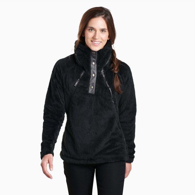 New w/Tags Women's Kuhl Flight Fleece Jacket Black Color S/M/L