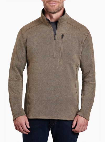 New Kuhl Rival 1/4 Zip Sweater Pullover Chianti Fleece SZ Small 3074 