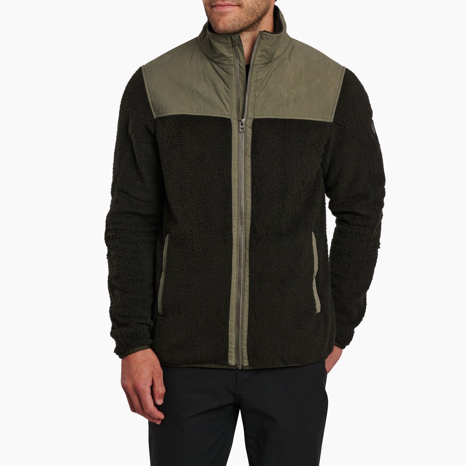 KUHL KÜHL - Konfluence™ Fleece Jacket - DARK MOSS / VINTAGE OLIVE - $179.00 at KÜHL