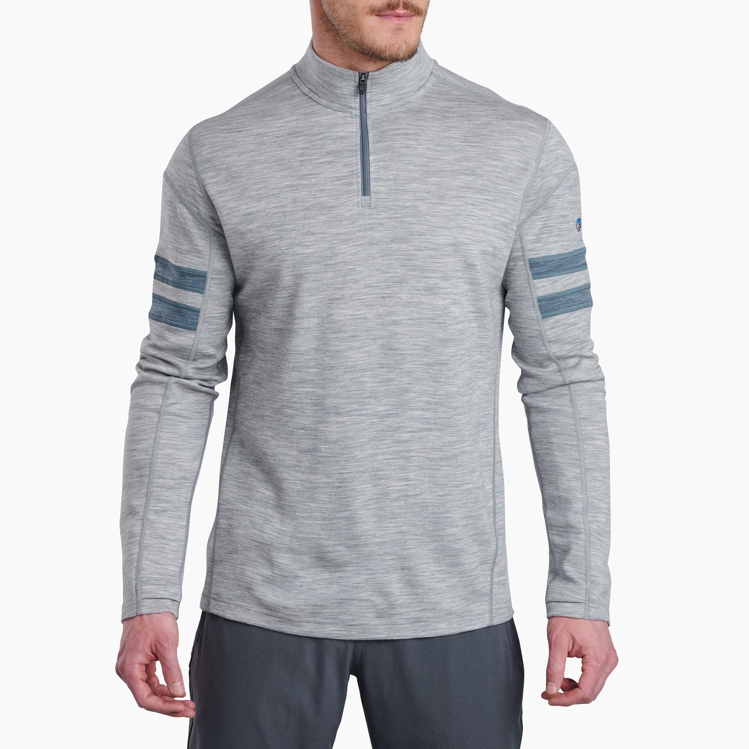 KUHL KÜHL - KÜHL Team™ Merino 1/4 Zip - ASH - $145.00 at KÜHL
