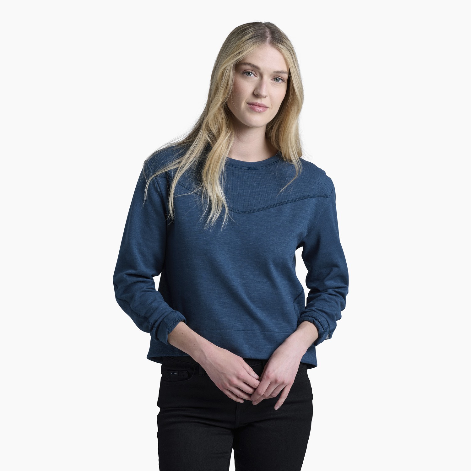 KUHL KÜHL - Lola™ Pullover Sweatshirt - METAL BLUE - $85.00 at KÜHL
