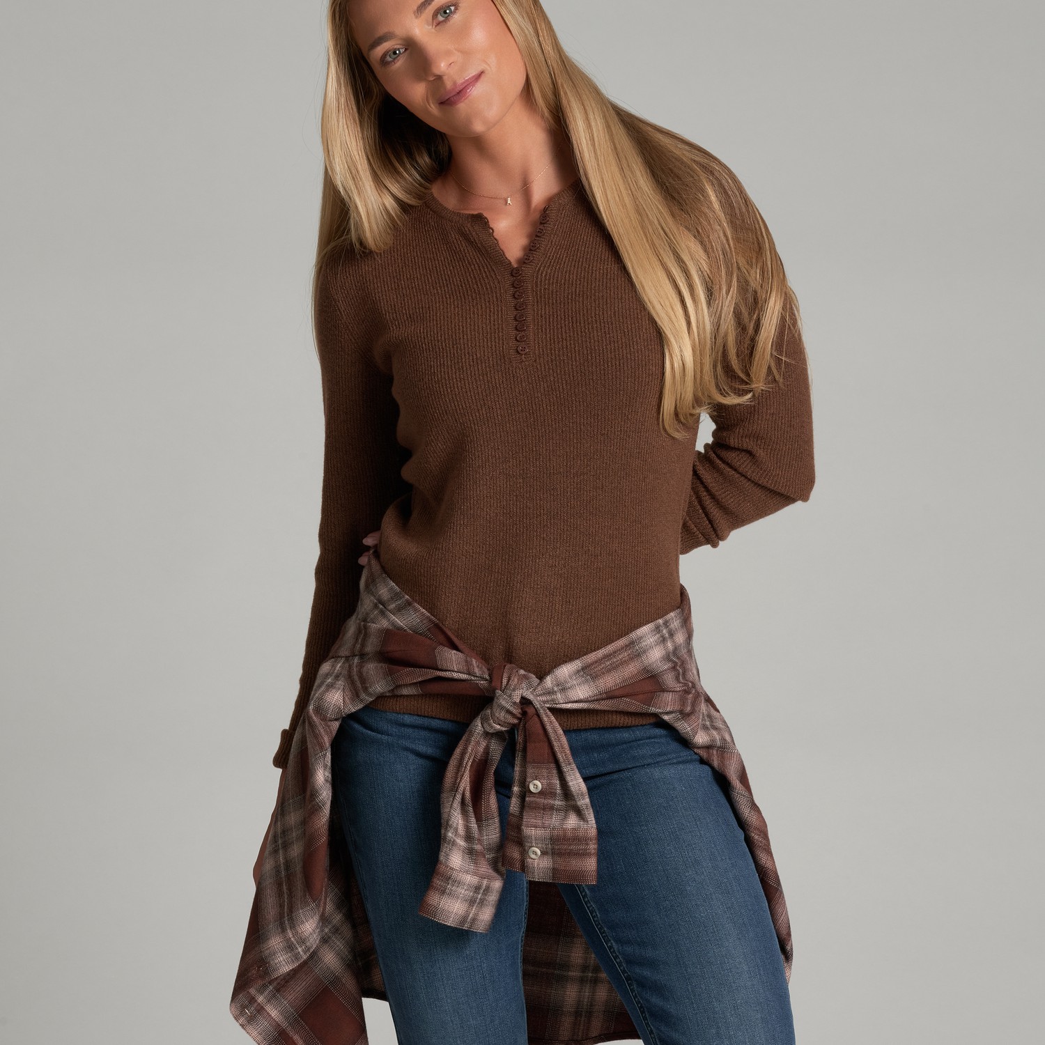 KÜHL - Vesper™ Henley Sweater - APPLE SPICE