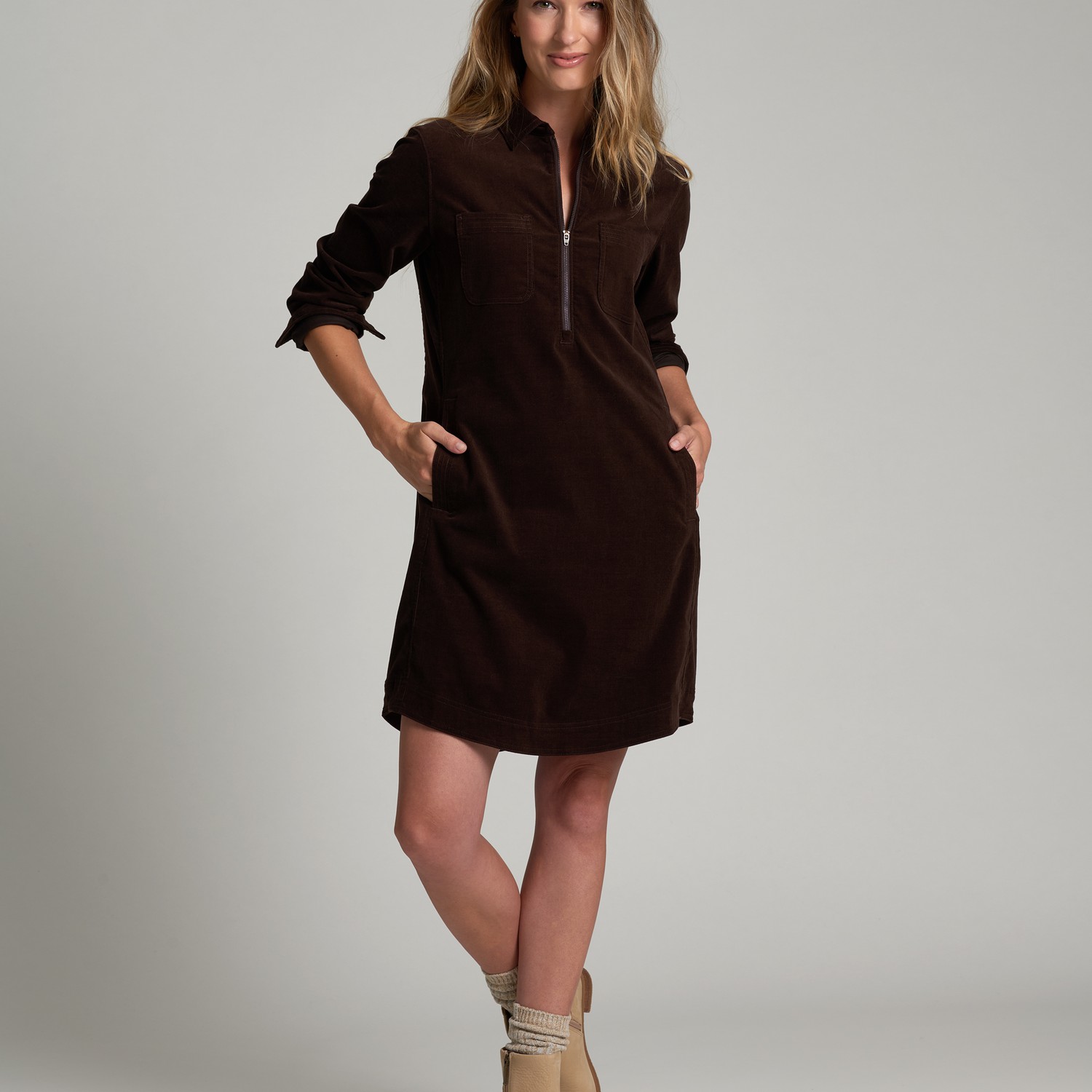 KÜHL - Lydia™ Cord Dress - FRENCH ROAST