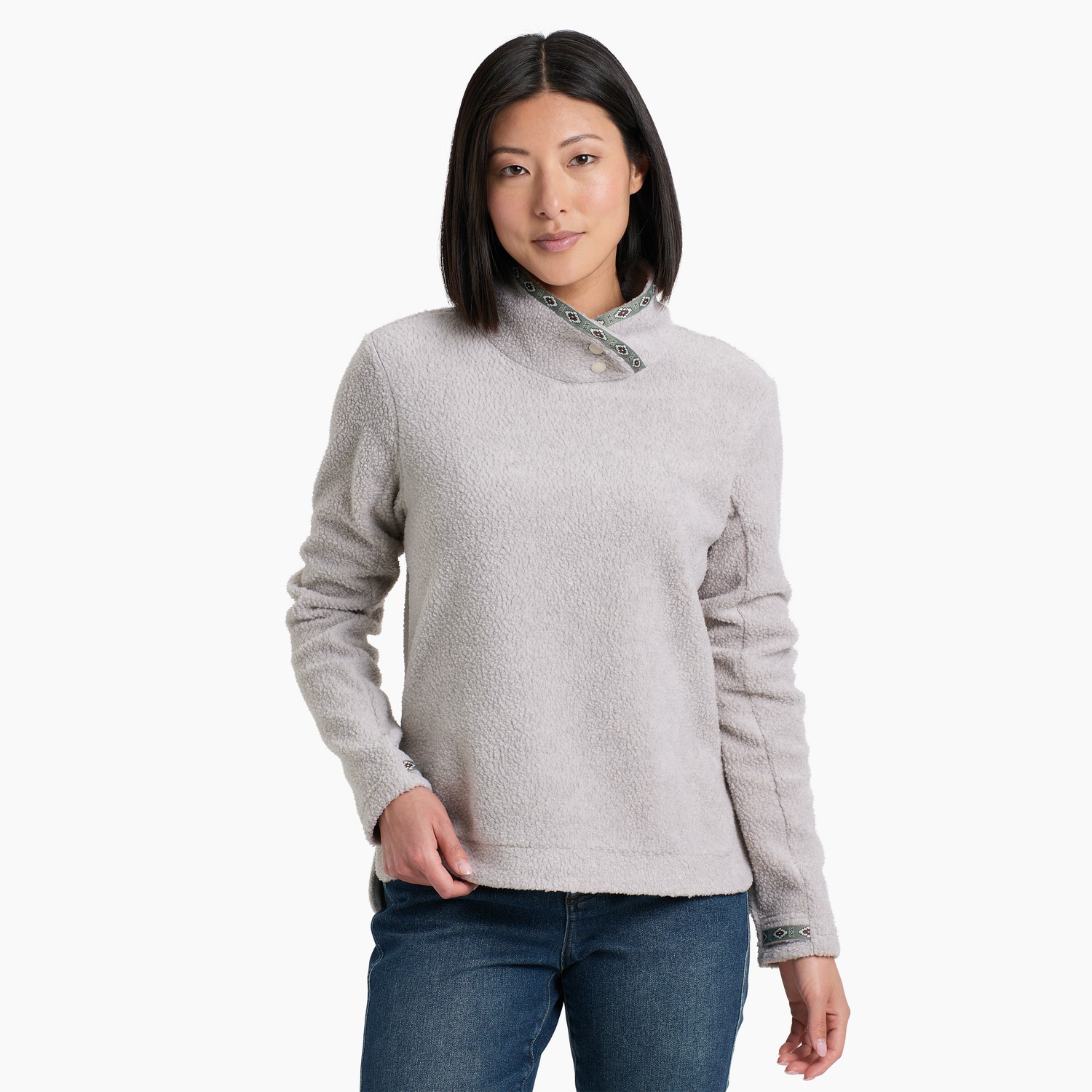 KUHL KÜHL - Hygge™ Snap Pullover - NATURAL - $109.00 at KÜHL